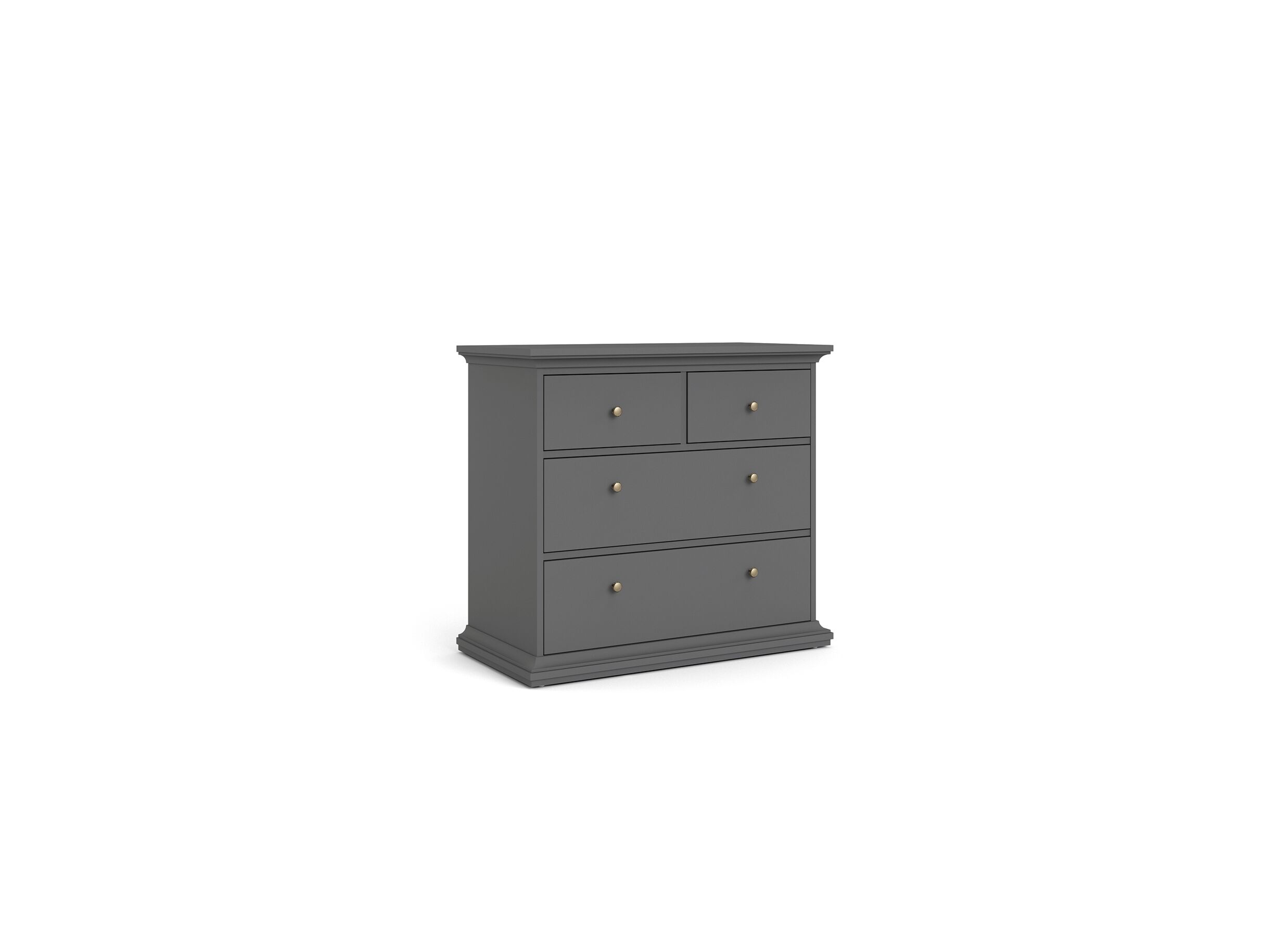 Commode Paris 97x49x87cm - Commode Paris 97x49x87cm décor - gris mat