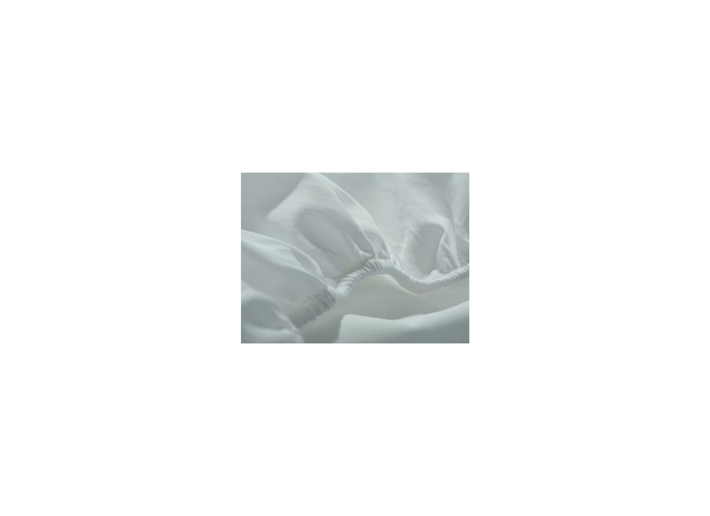 Drap-housse 180x200cm coton aqua
