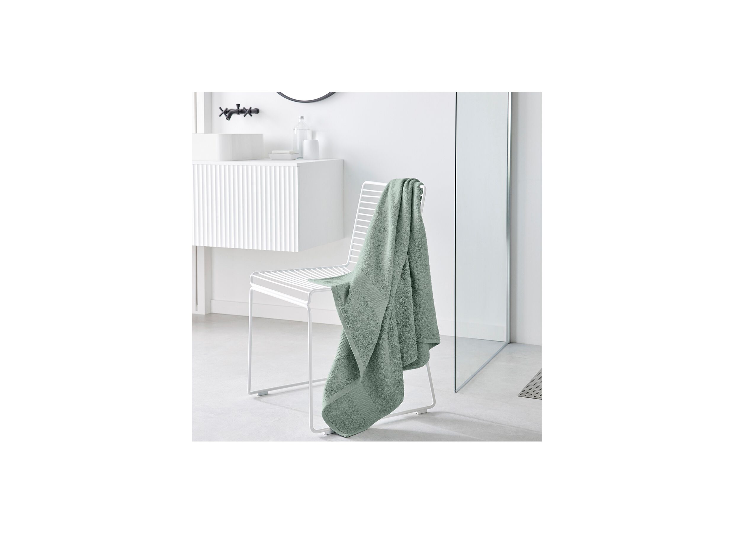 Badlaken Essential 70x130cm celadon
