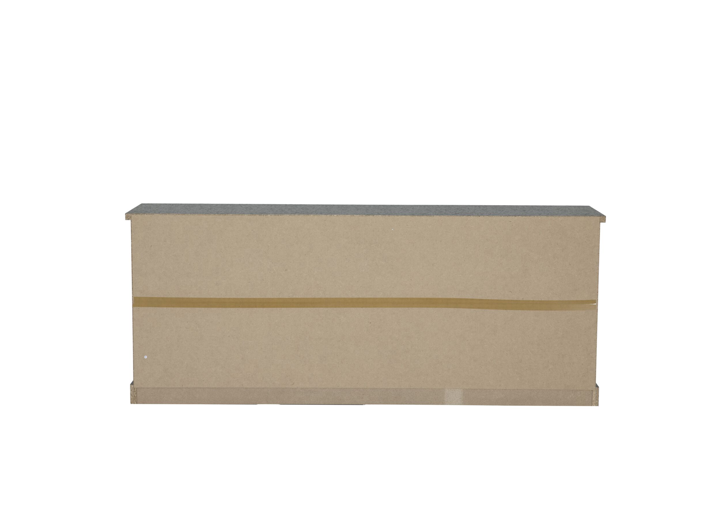 Dressoir Etienne 221cm - decor - industriële eik & zwart