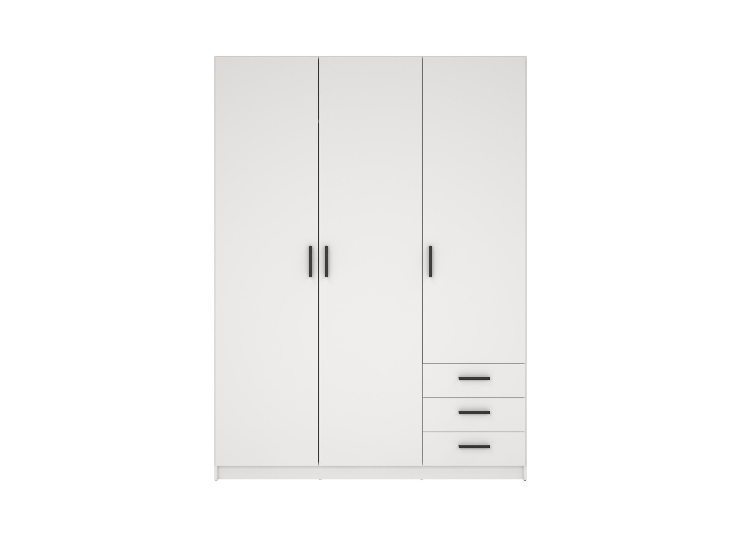 Aperçu - Garde-robe Sprint 147cm - décor - blanc