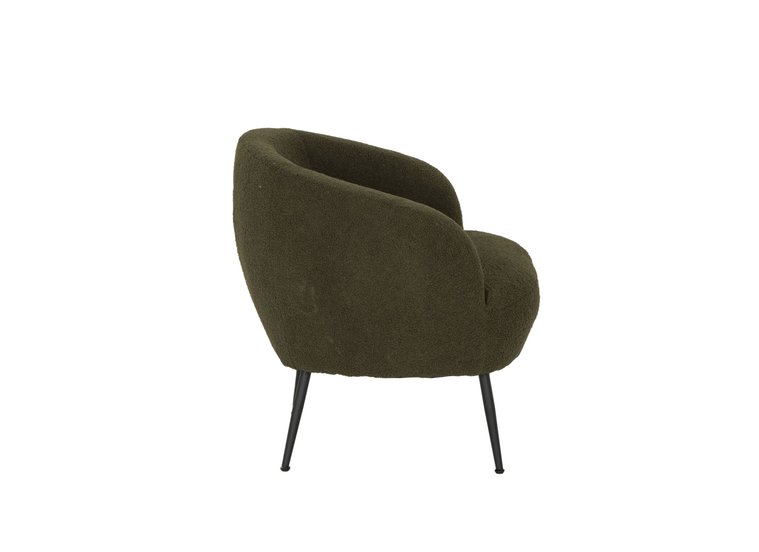 Fauteuil Teddy Bear 68x70x73cm - bouclé - vert