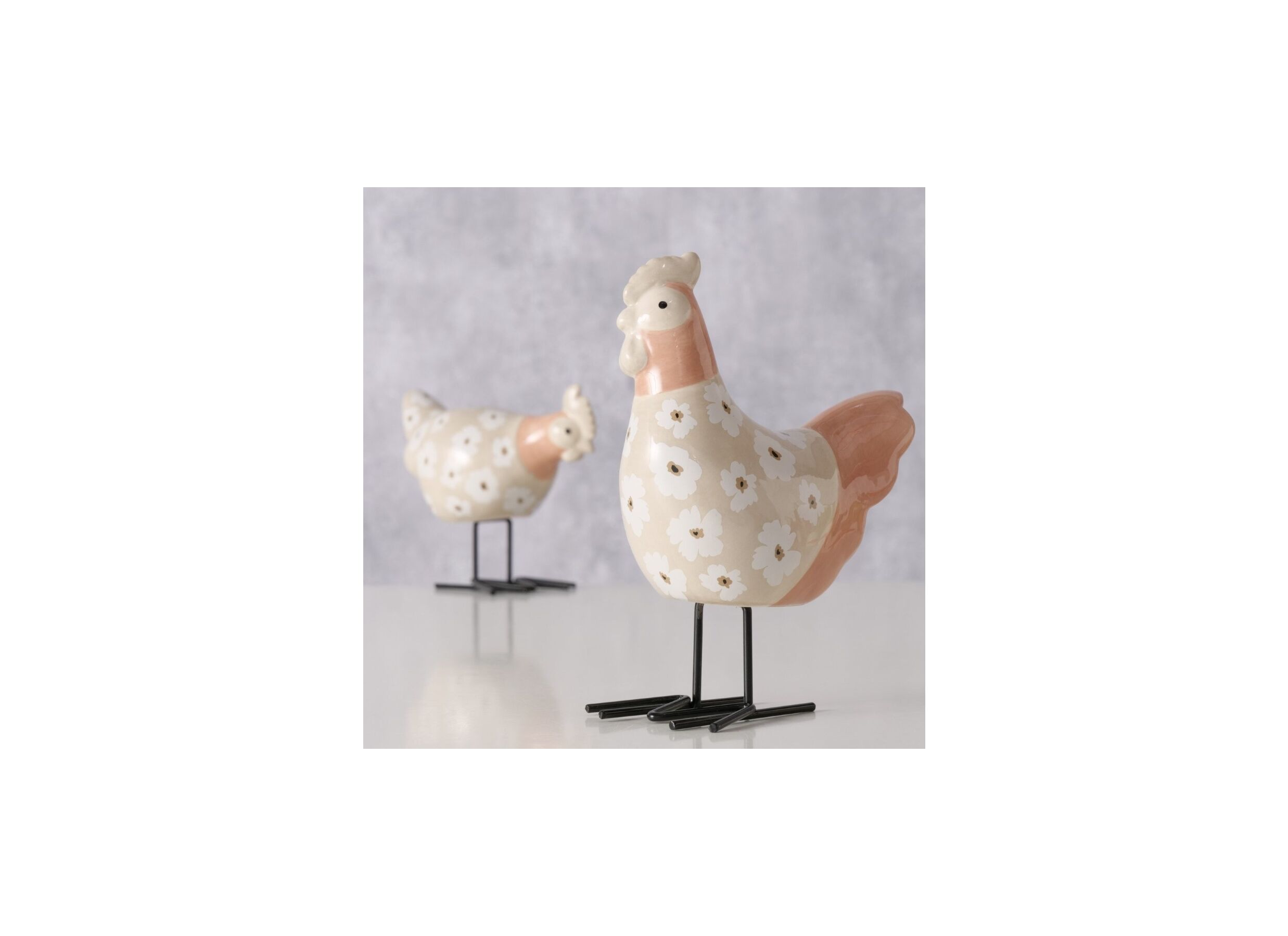 Foto ambiance - Figurine Canea H11cm - dolomite - beige/blanc