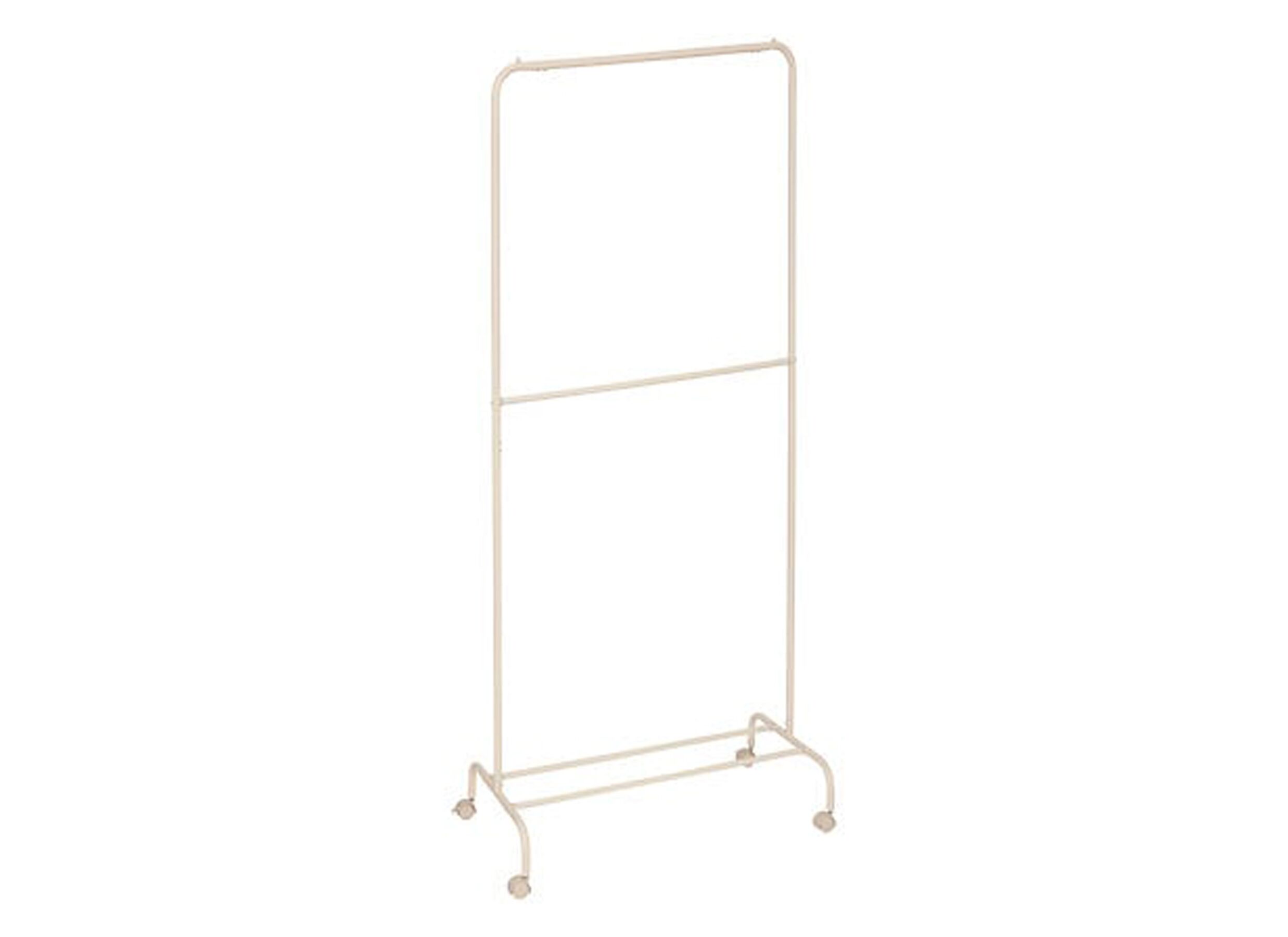Hoofdfoto - Kledingrek Liny 81x44,5x179,5cm - staal - beige