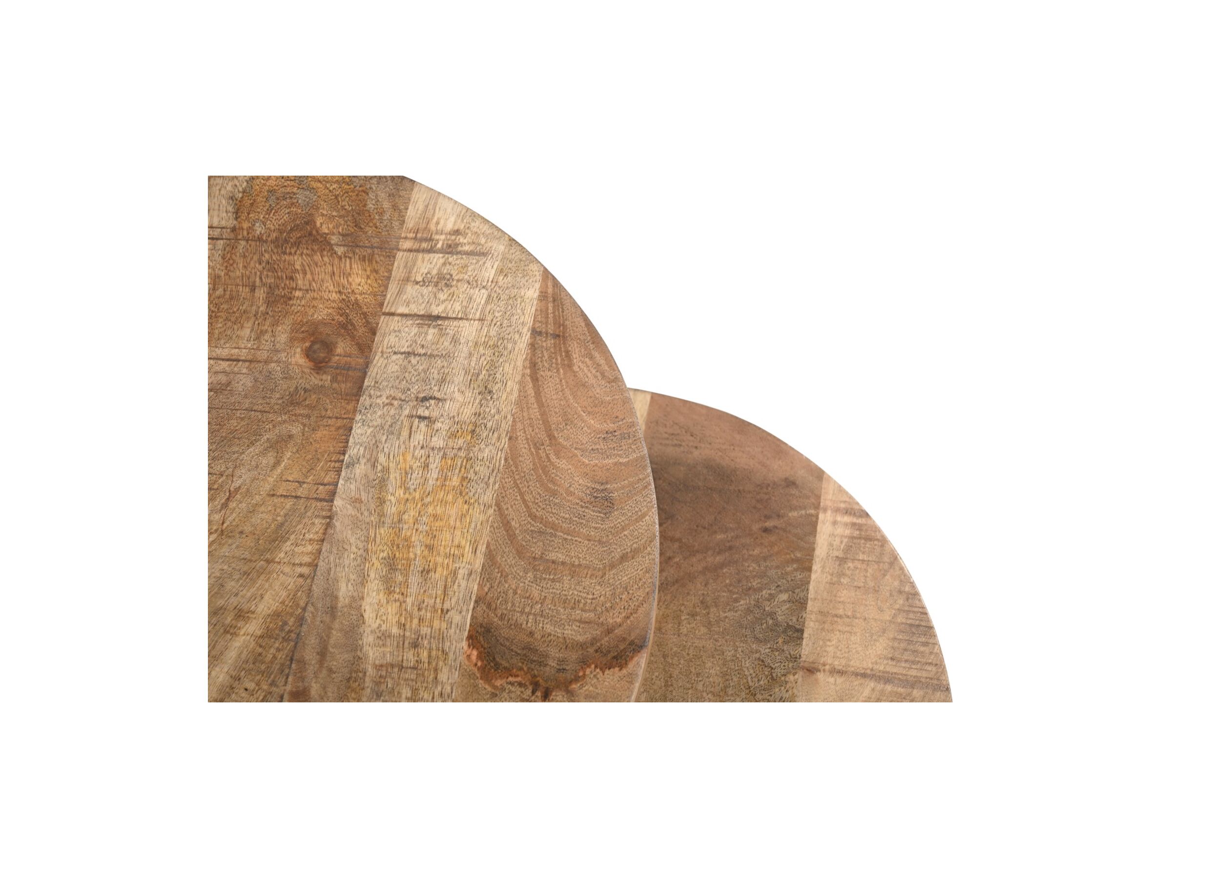 Table d'appoint Ines Ø50cm lot de 2