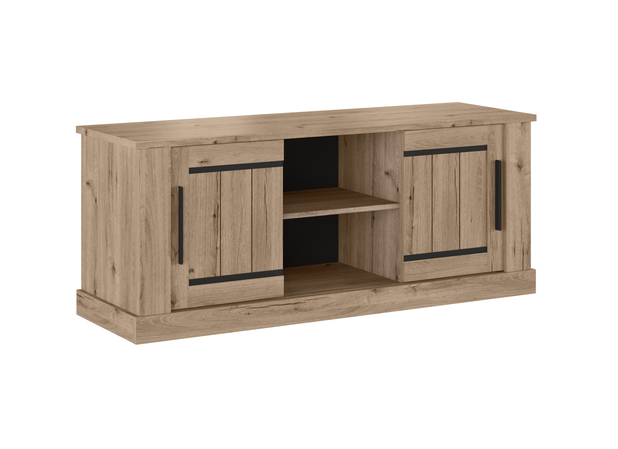 Tv-meubel Kurt 145cm - decor - copper oak - Meuble TV Kurt 145cm - décor - copper oak