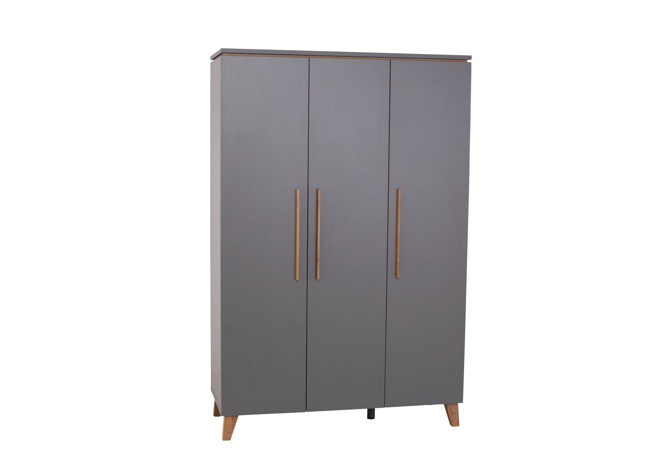 Garde-robe Vito Mira 131cm - Garde-robe Vito Mira 131cm - décor - gris/chêne