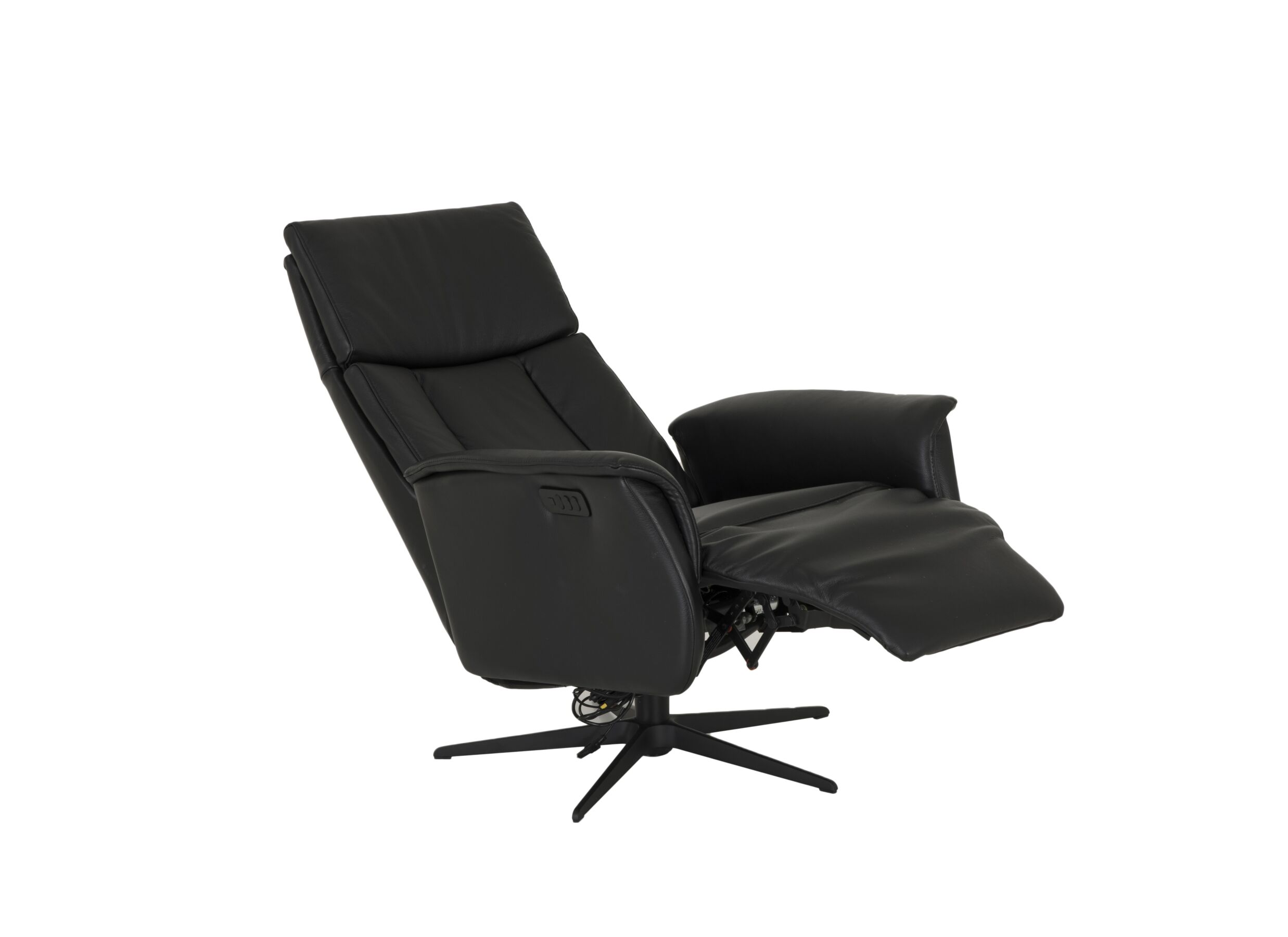 Aperçu - Fauteuil relax 8020 cuir - noir avec relax