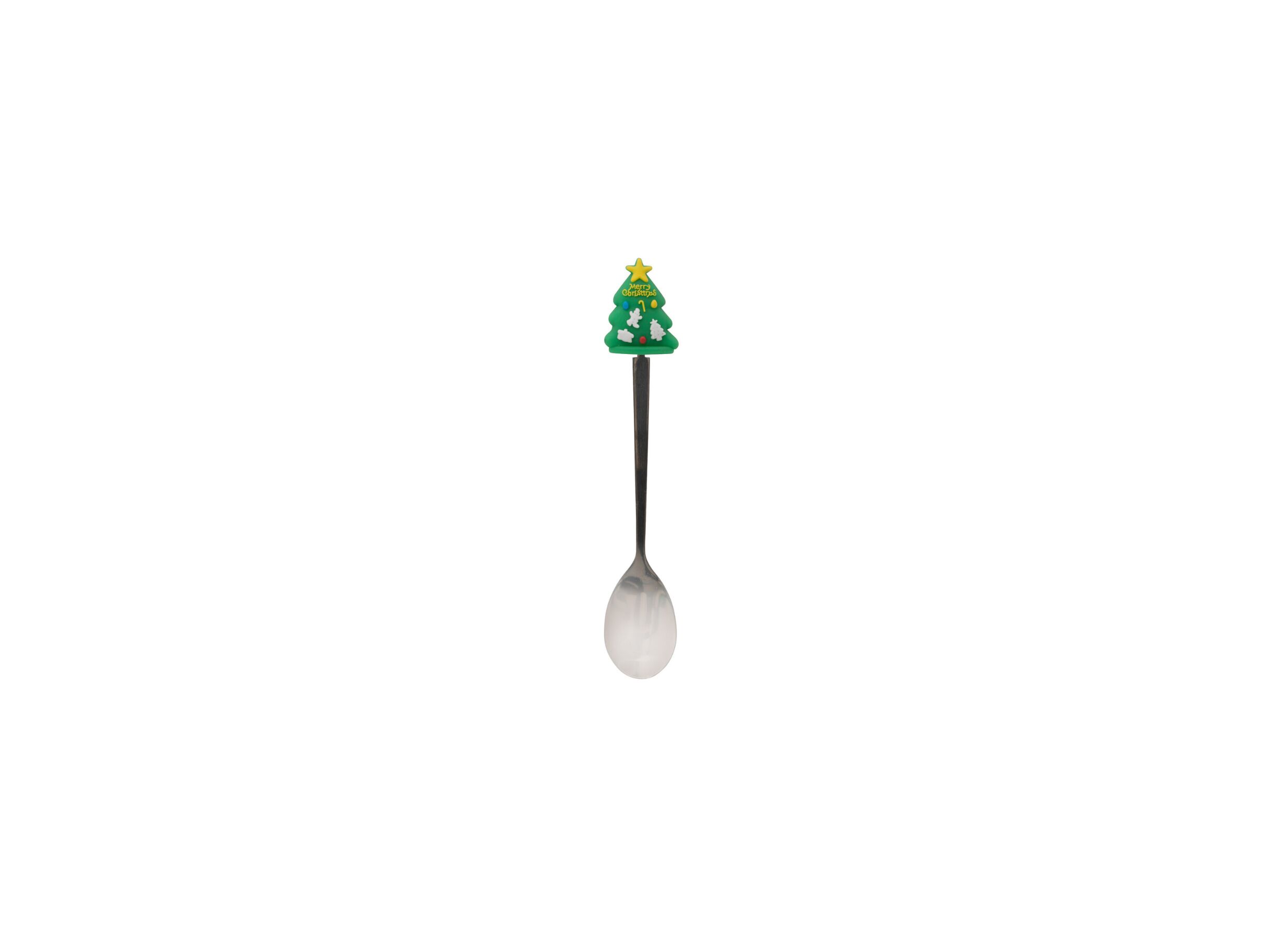 Overzichtsfoto - Mok Kerstman met lepel 35cl wit