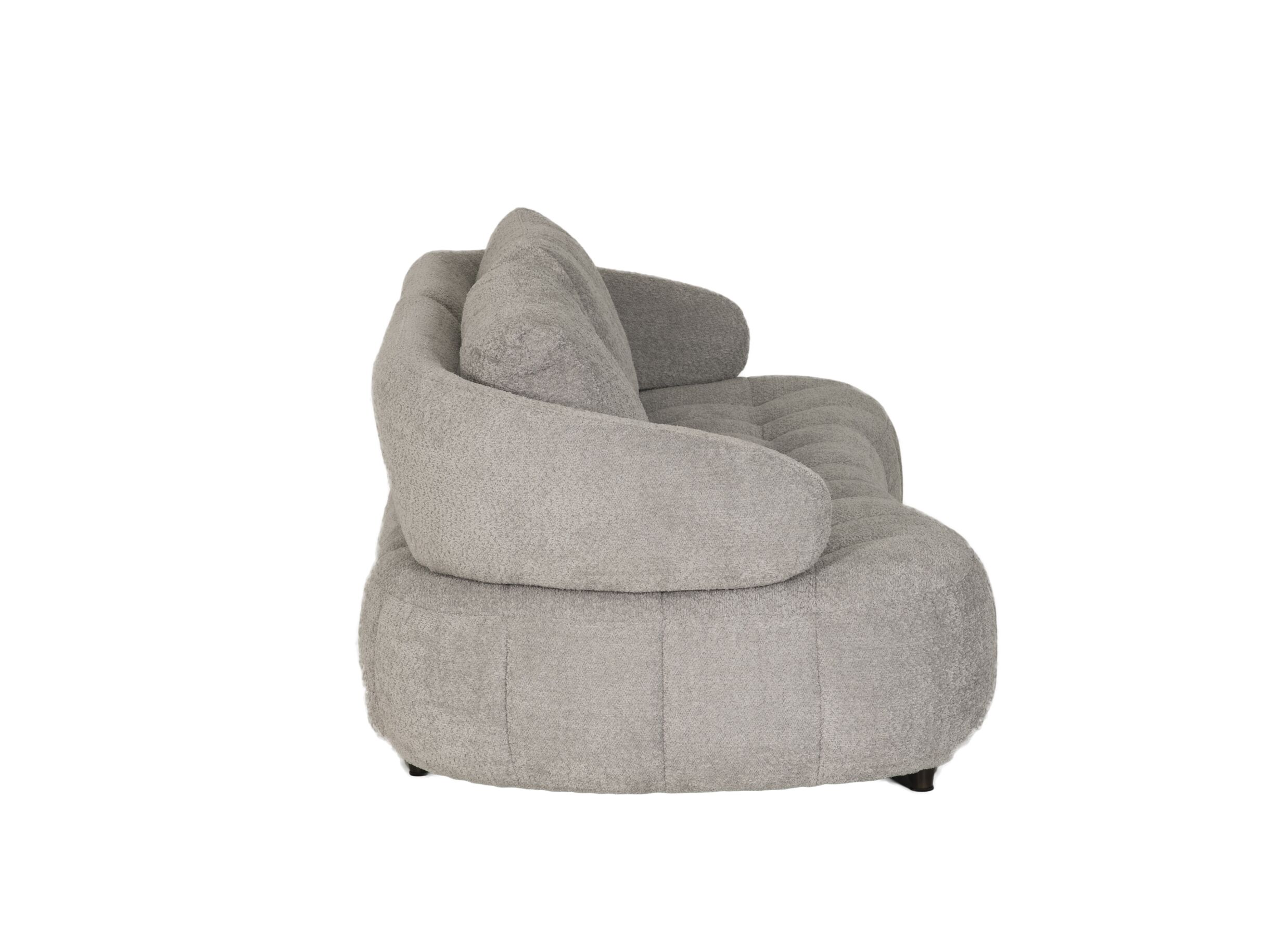 Overzichtsfoto - Zetel Lepanto 2,5-zit - stof - silver grey