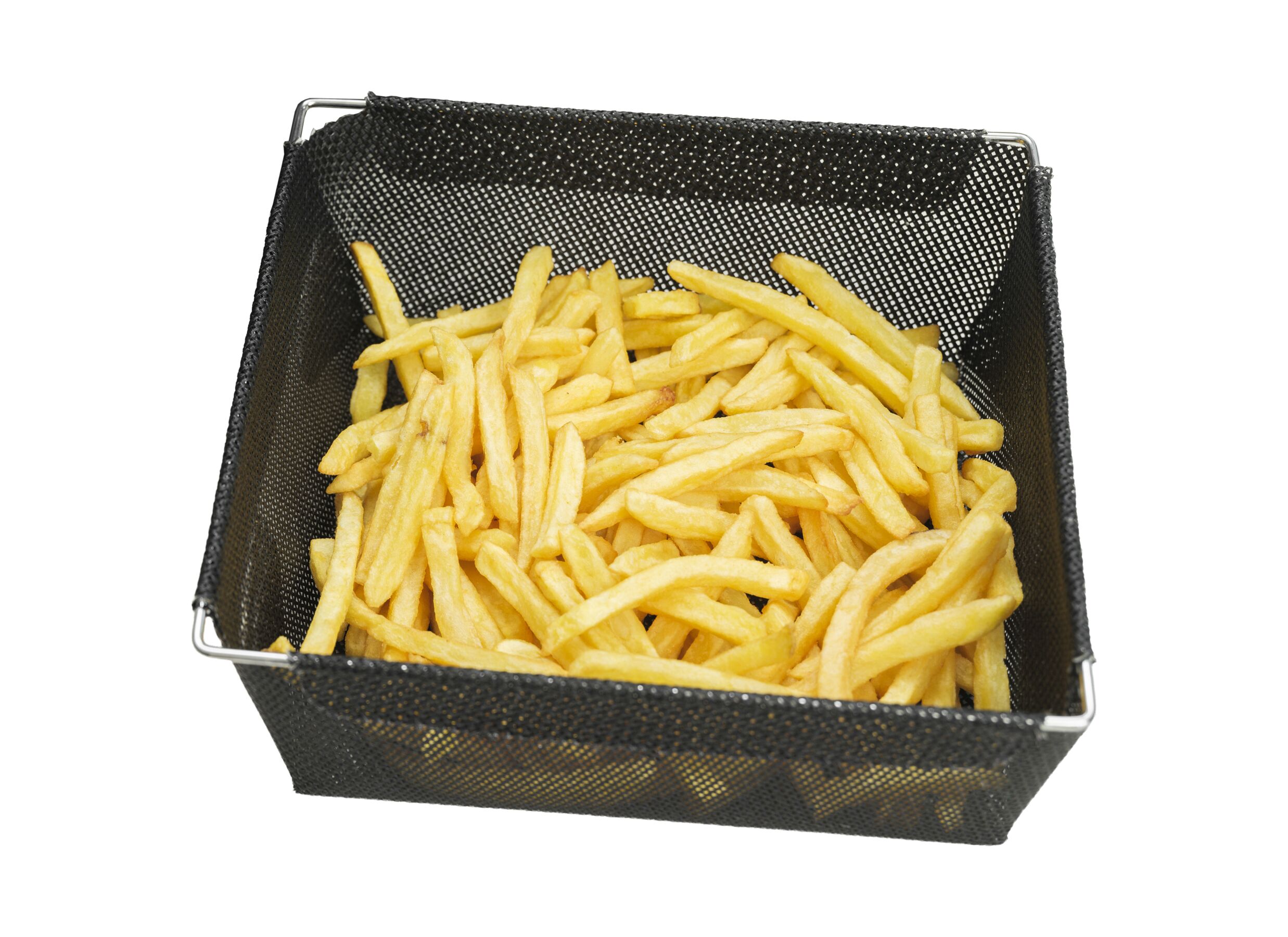 Plus Important - Basket Airfryer 20x20x7,5cm - téflon - noir