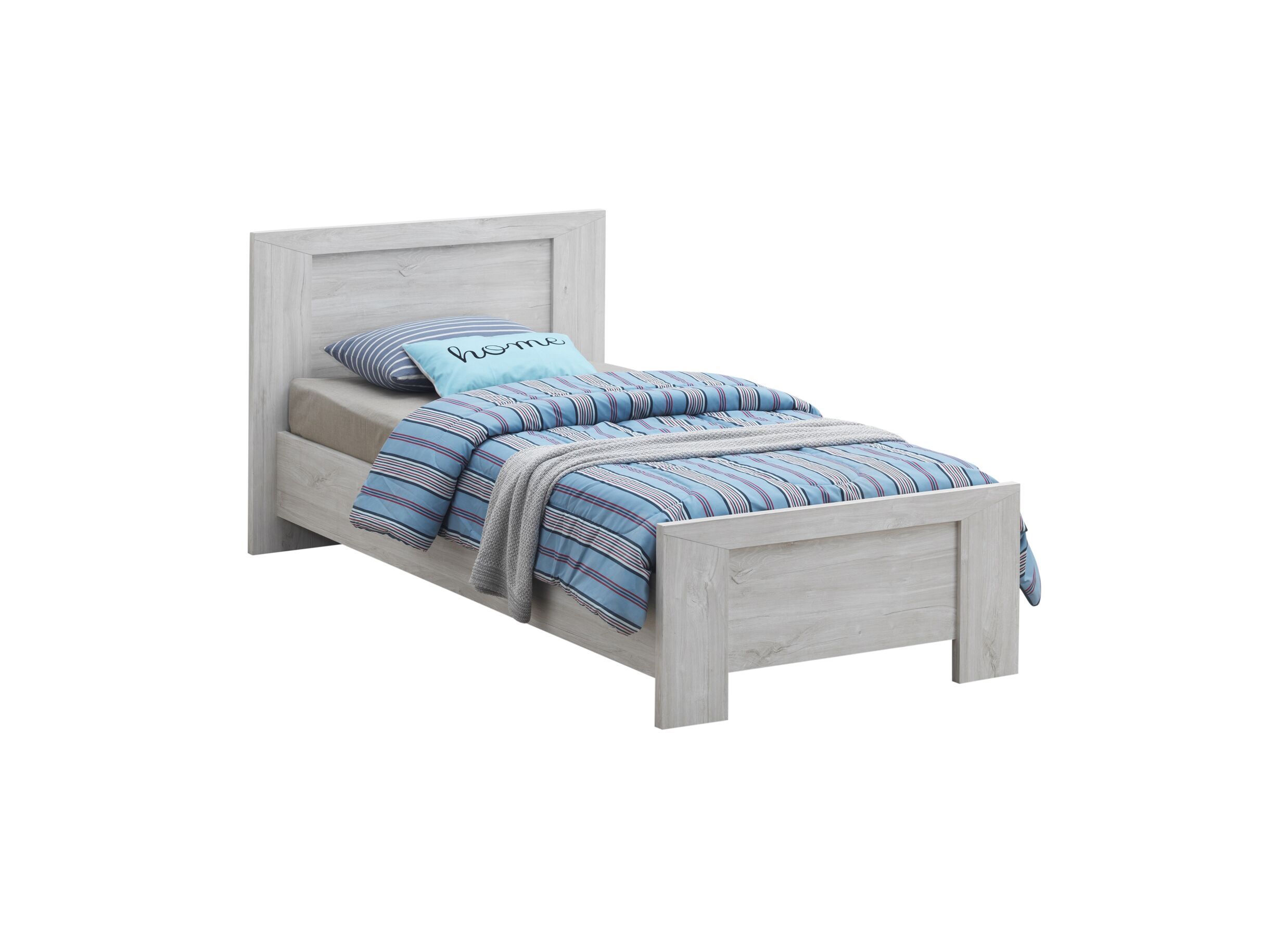 Bed Elvis 90x200cm - decor - witte eik