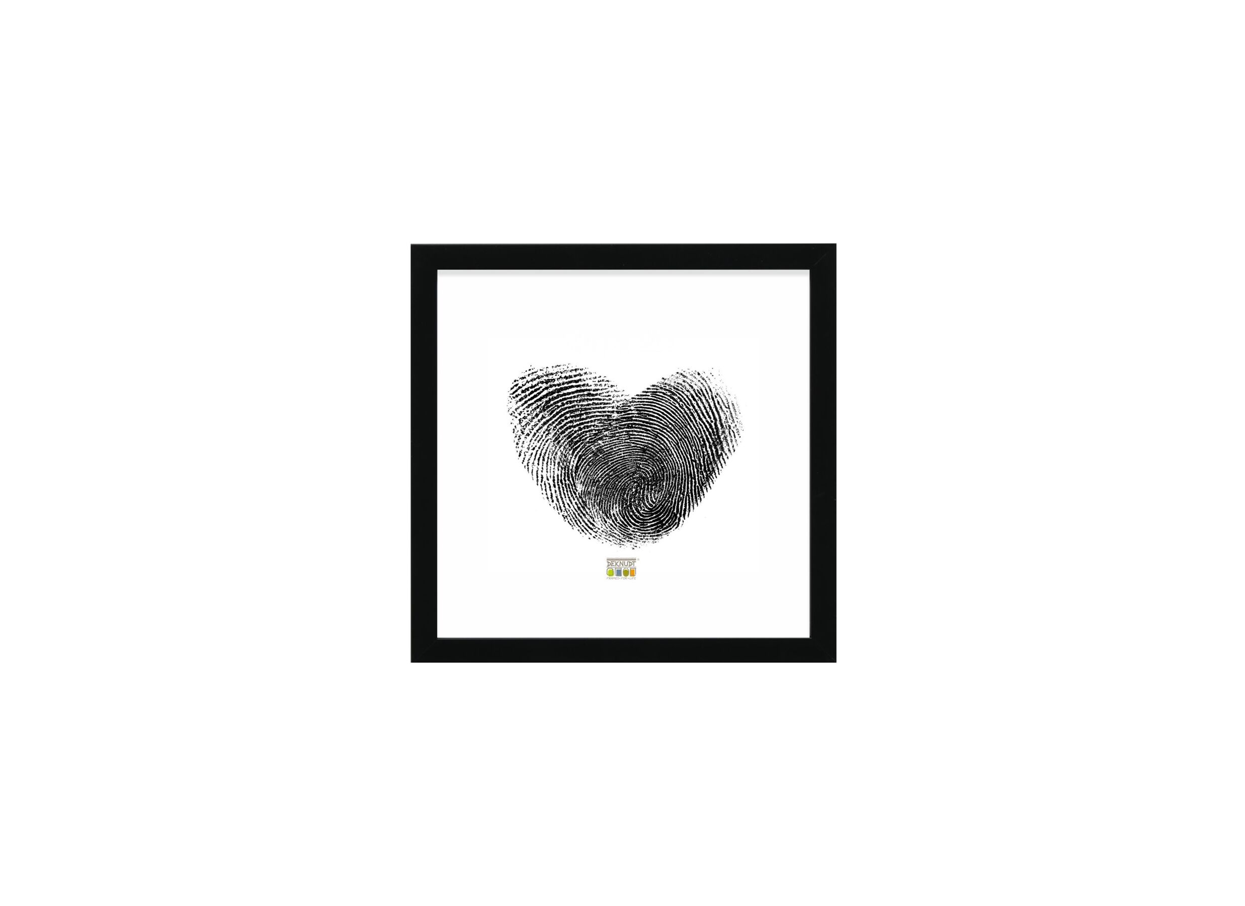 Hoofdfoto - Fotokader S43AK2 10x10cm - hout & glas - zwart