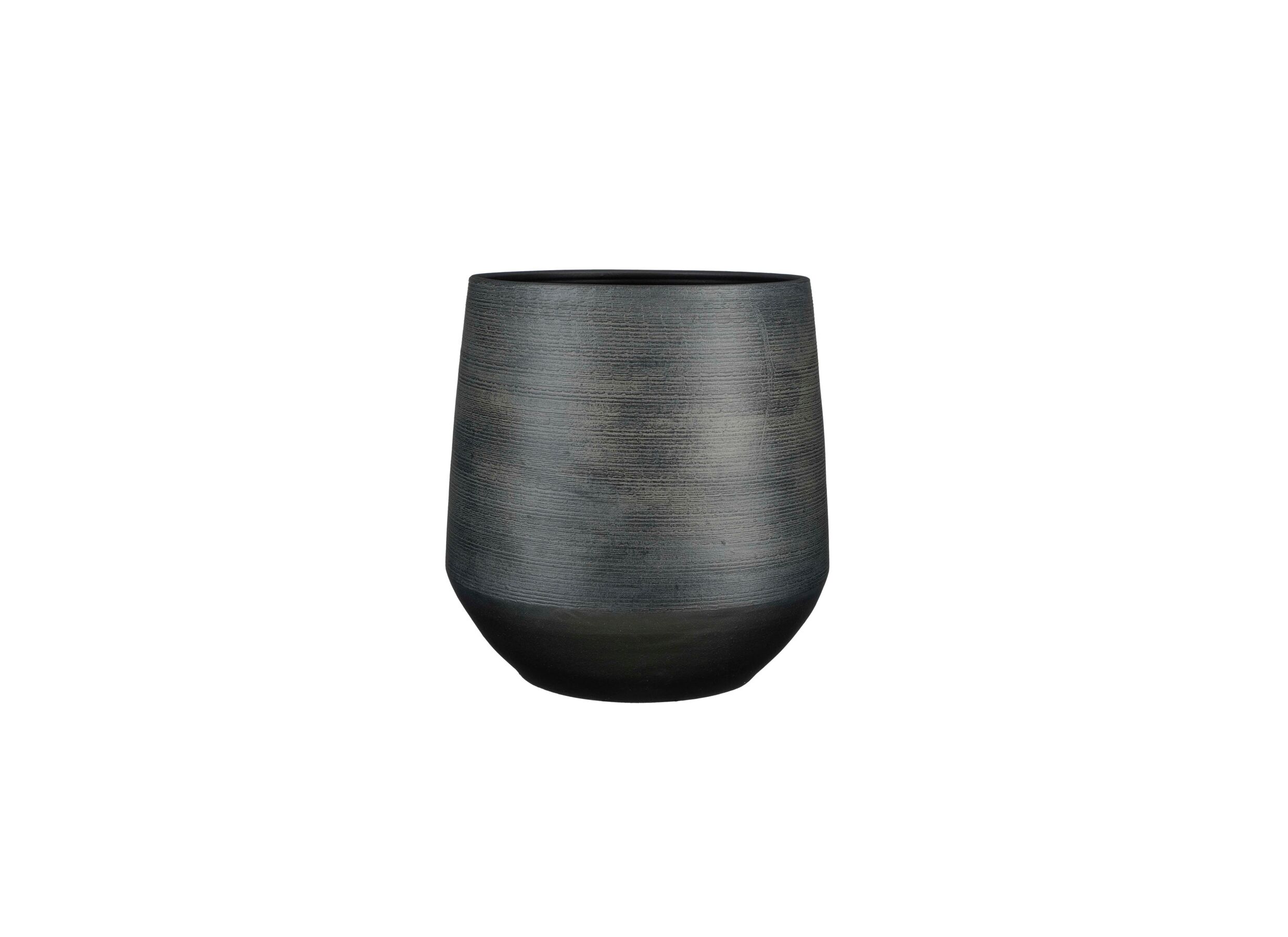 Vase Evora H39cm - Cache-pot Evora H39cm - terre cuite - noir
