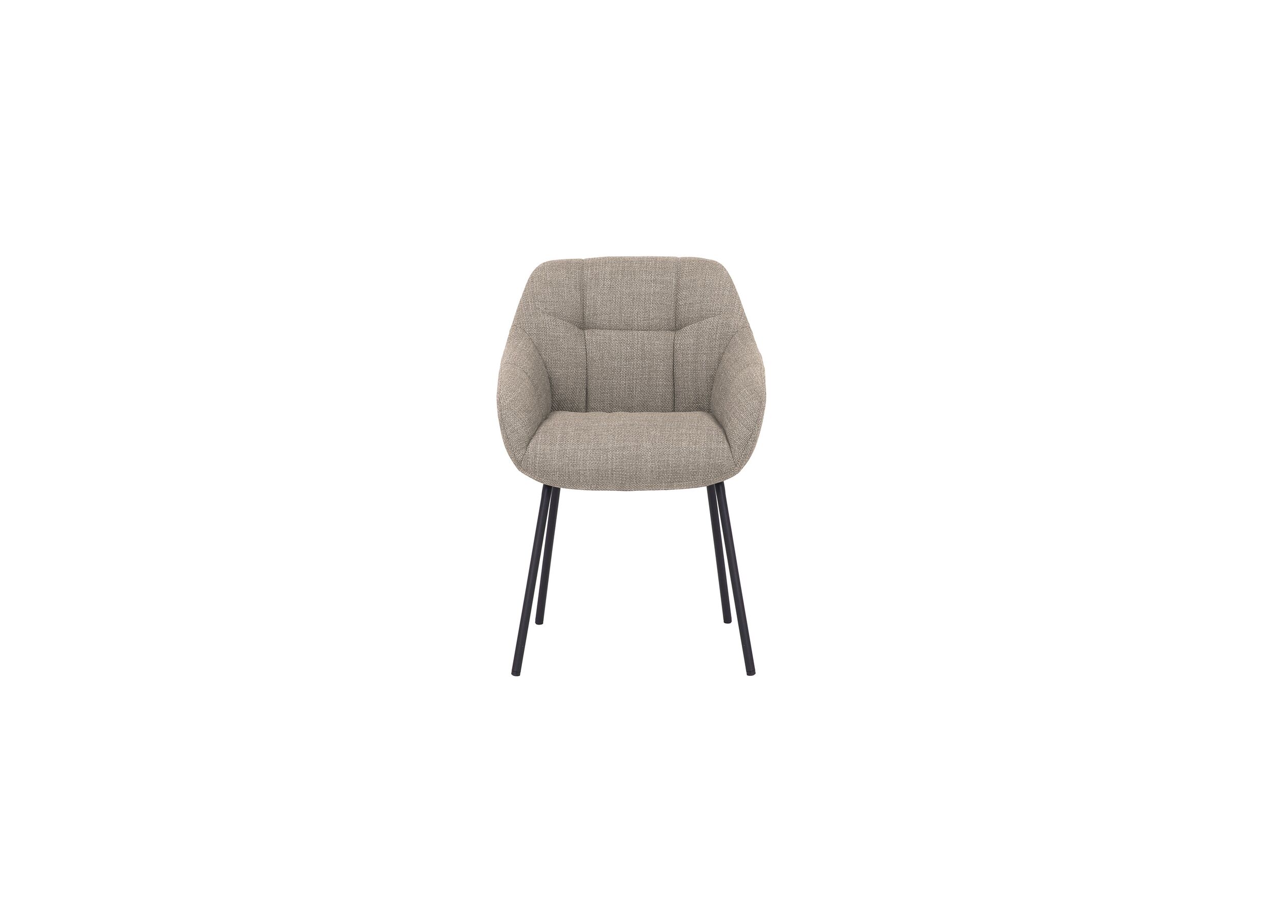 Overzichtsfoto - Stoel Navajo 57,5x65x85cm - stof - beige