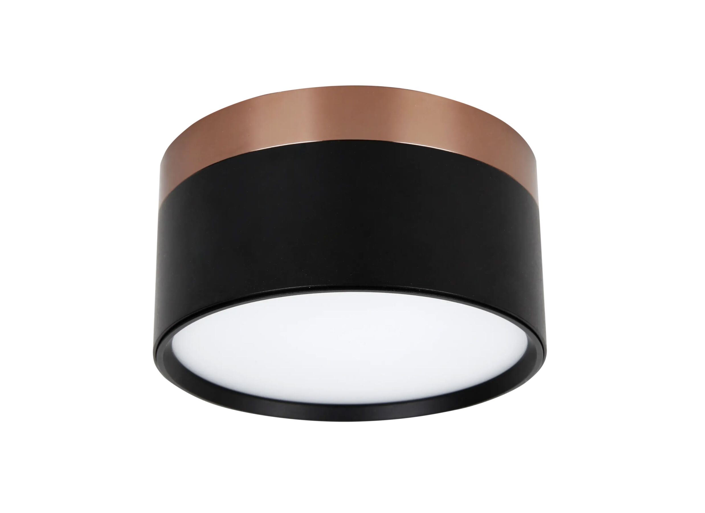 Opbouwspot 18W Ø13 - Opbouwspot 18W Ø13,6cm - aluminium - zwart & brons