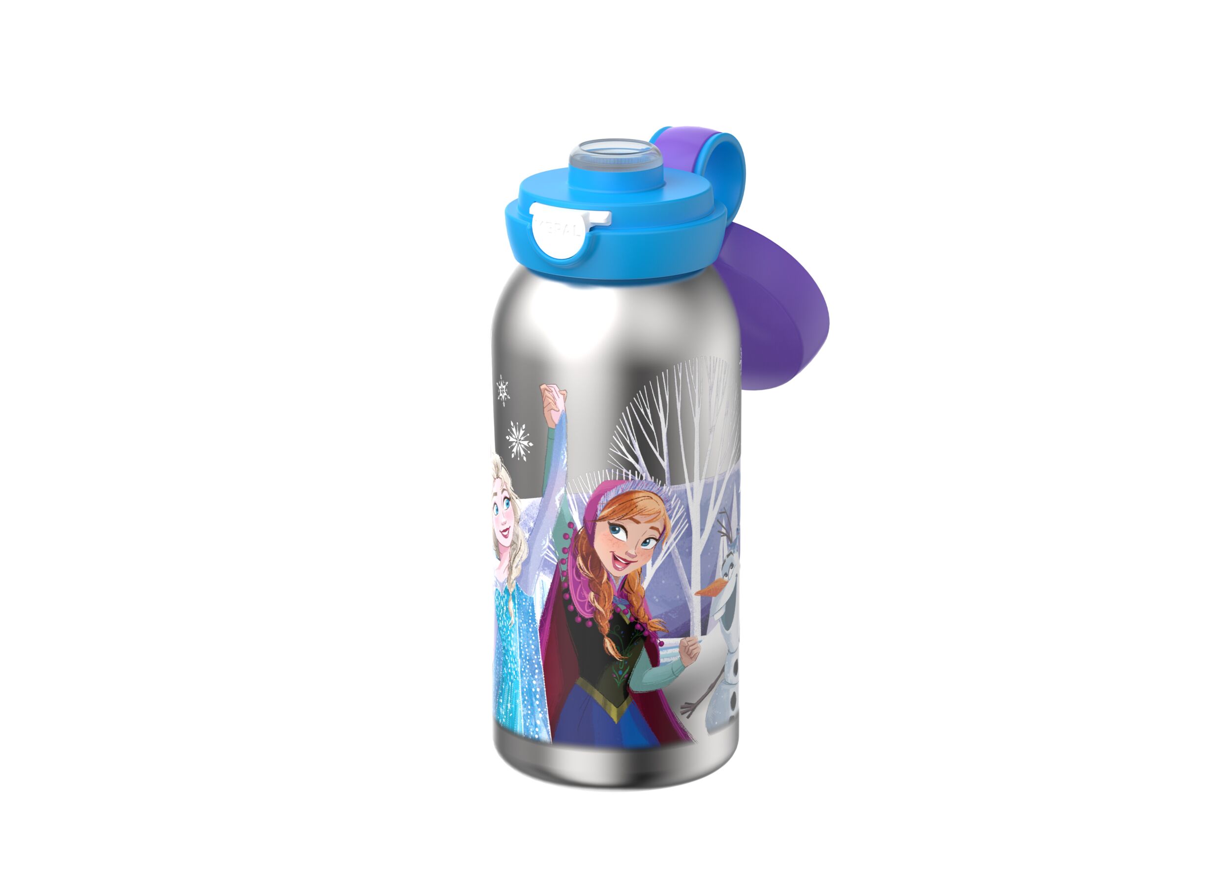 Aperçu - Bouteille isotherme Campus Flipdop Frozen Friends 500ml - acier inoxydable - multicolore