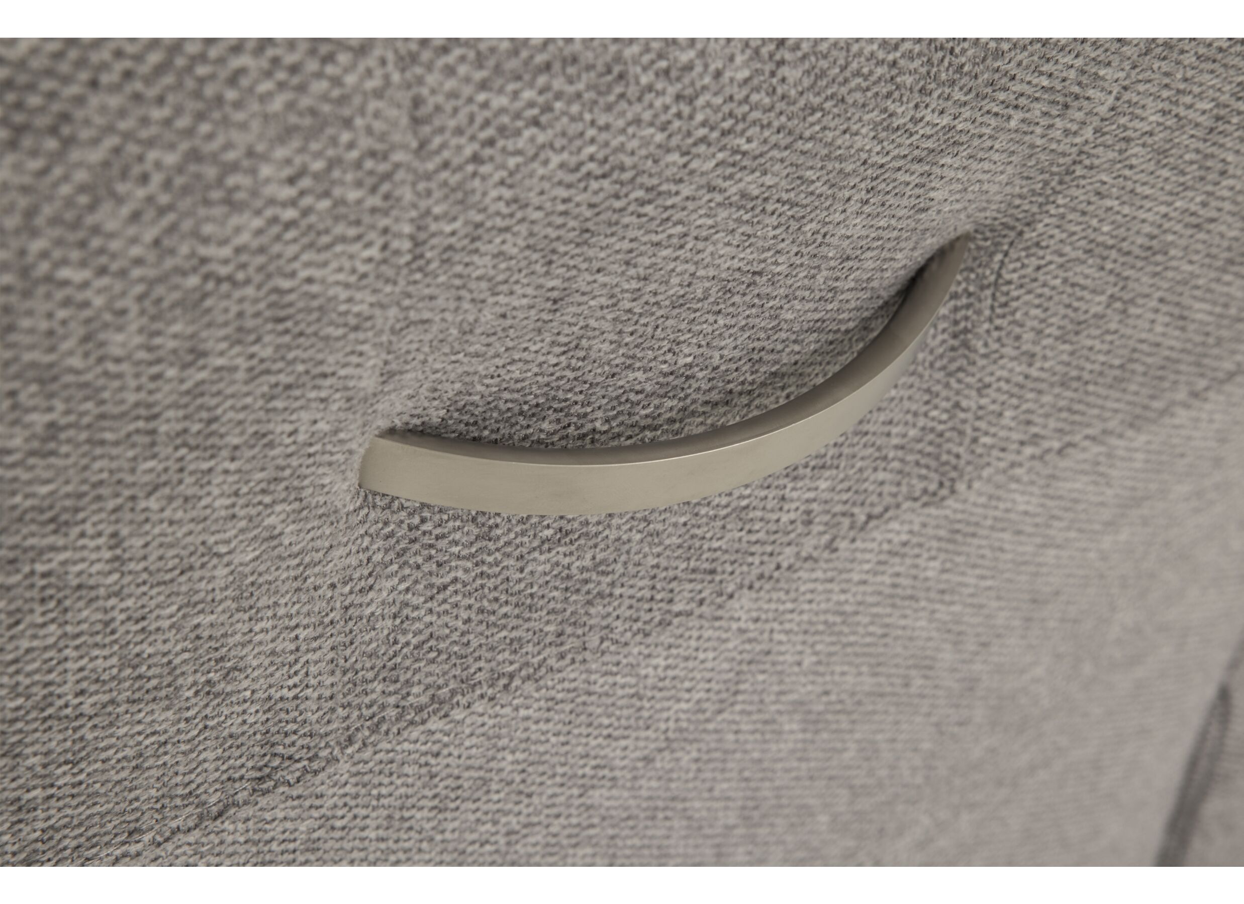 Detail - Chaise Bilbao 59x57x97cm - tissu - gris
