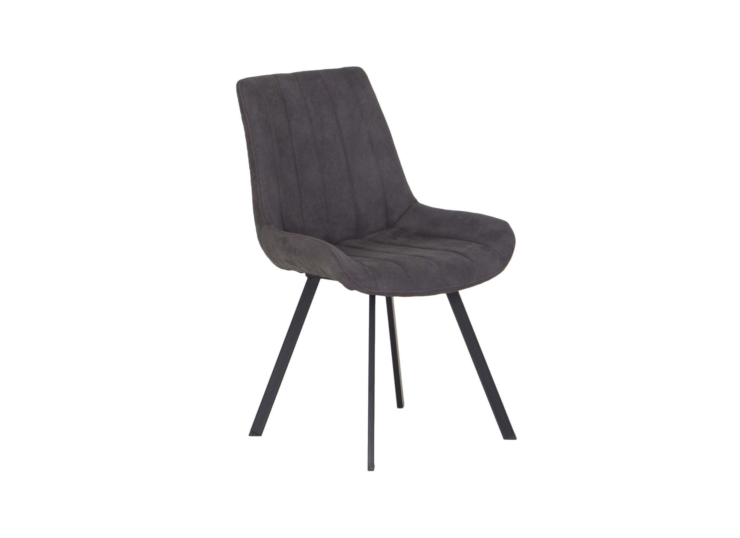 Stoel S150 53x65x85cm - microvezel - vintage grijs
