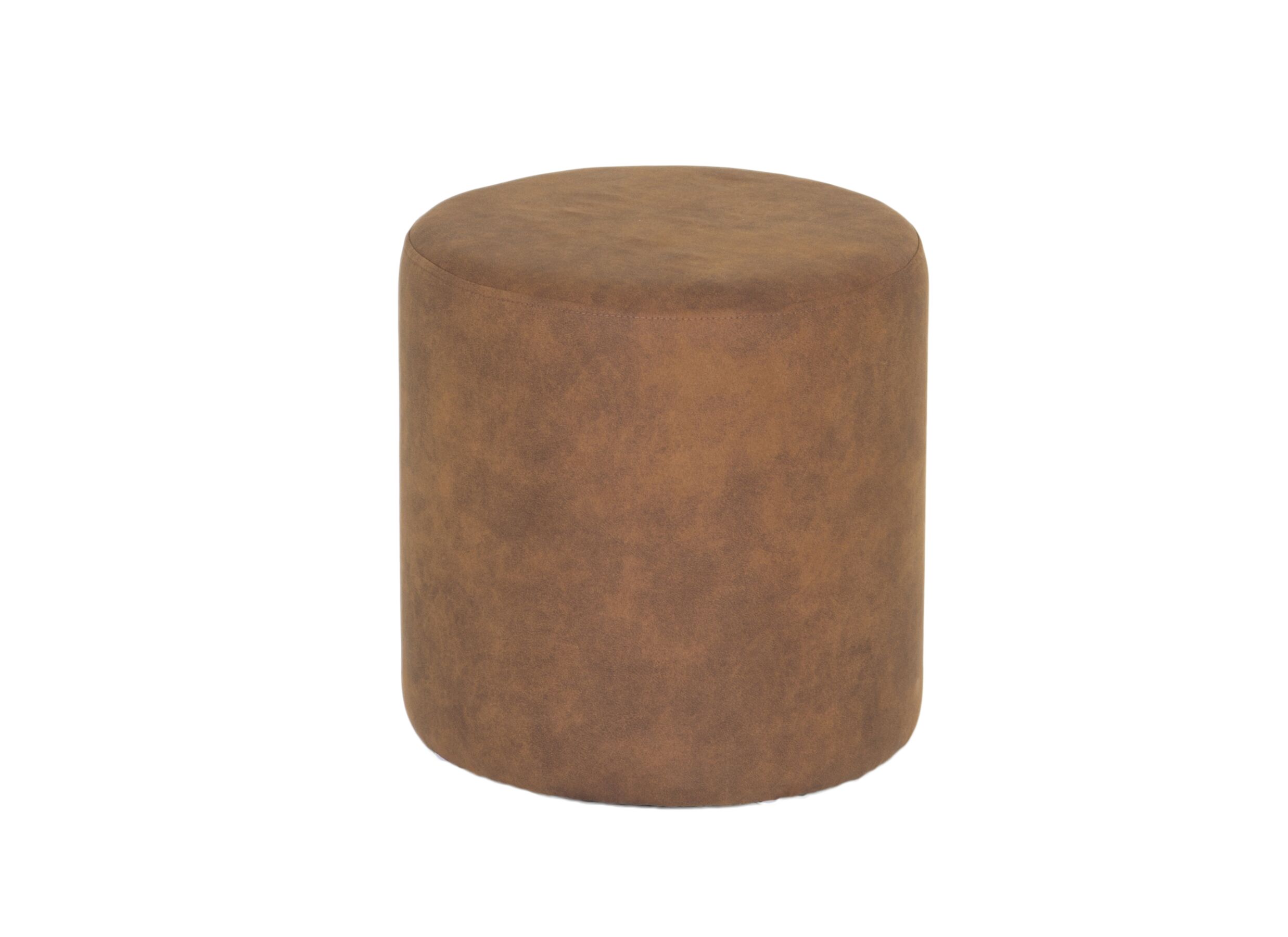 Poef Loftoten Ø38cm fluweel cognac