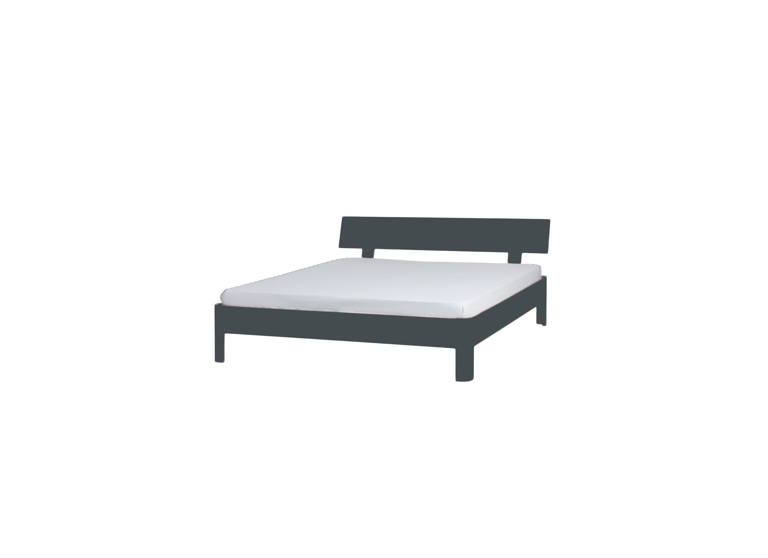 Bed Ventoux 180x200cm - decor - donkergrijs