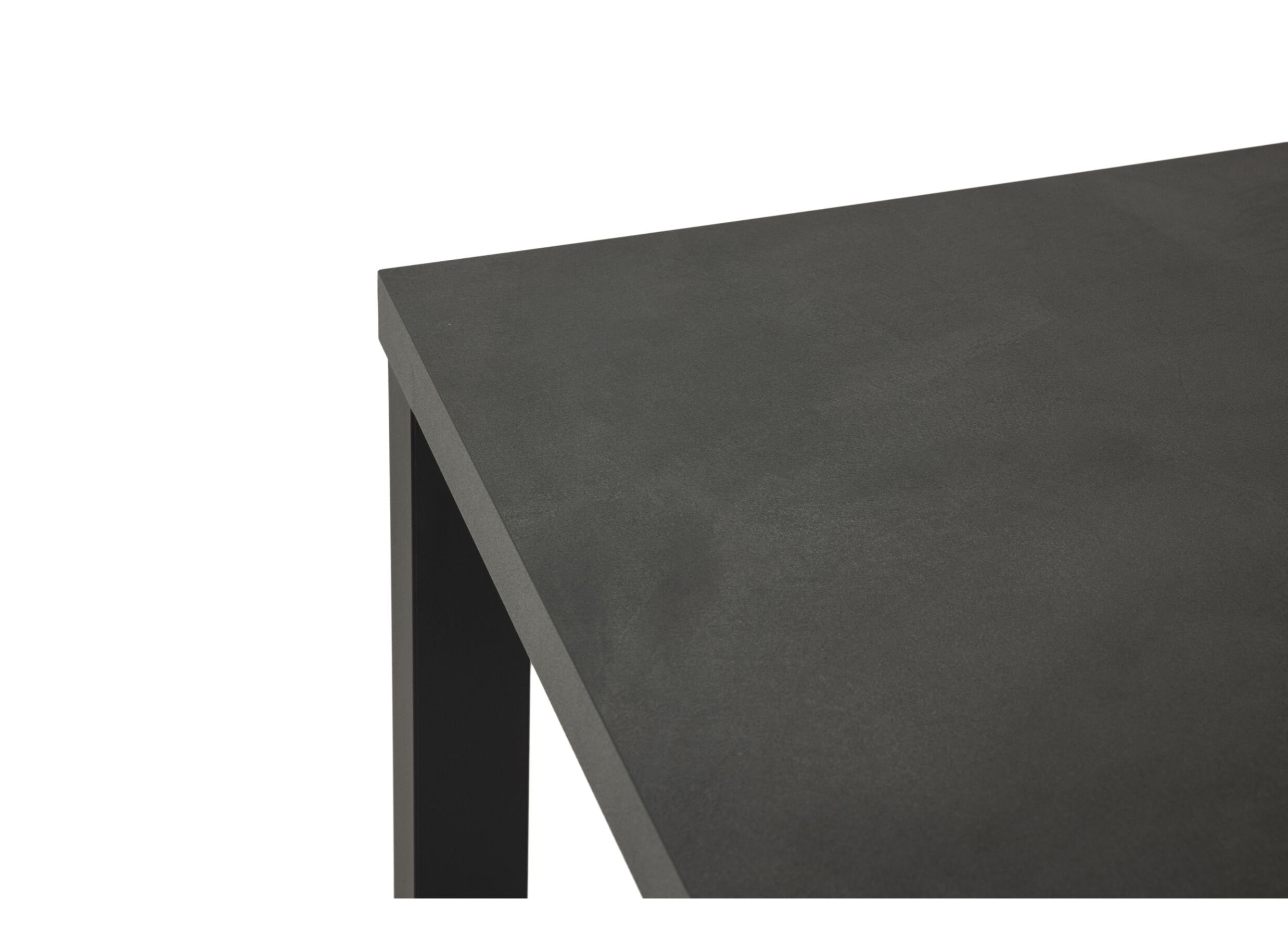 Detail - Table de bar Qube 150x90cm - HPL - gris vert