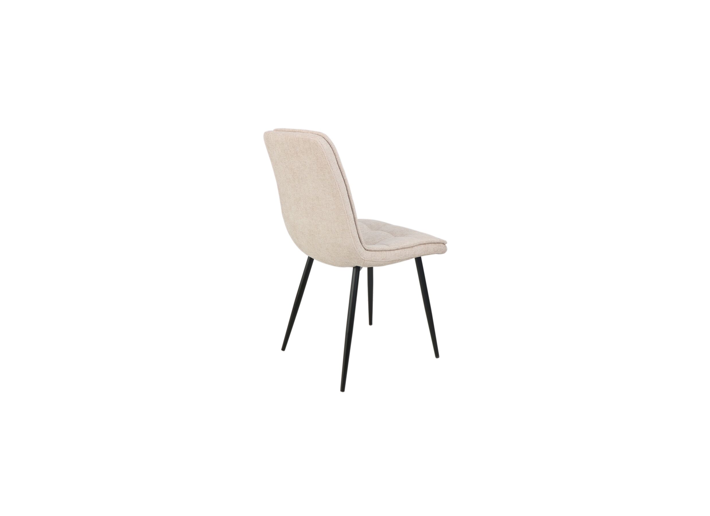 Overzichtsfoto - Stoel Aqaba 45x58x90cm - stof - beige