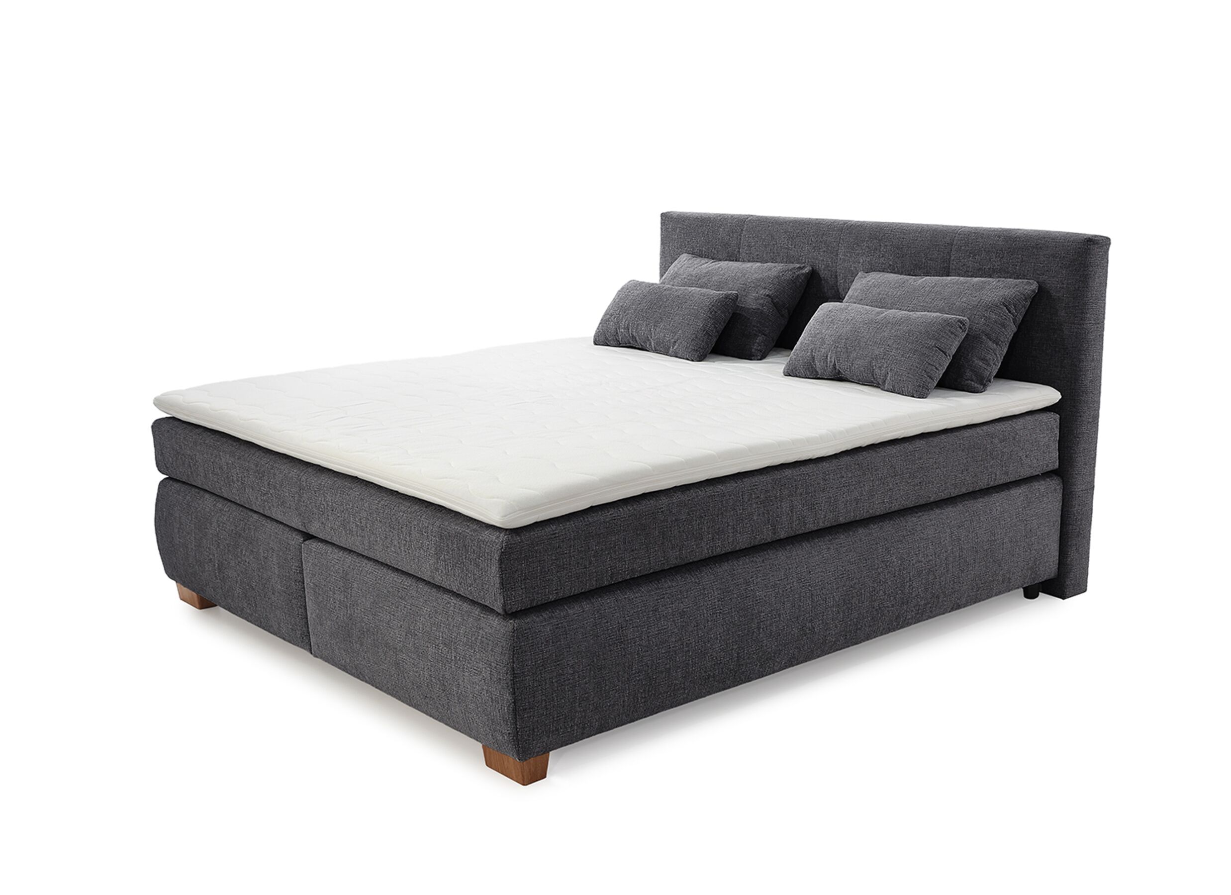 Hoofdfoto - Boxspring Ulla 180x200cm - stof - antraciet