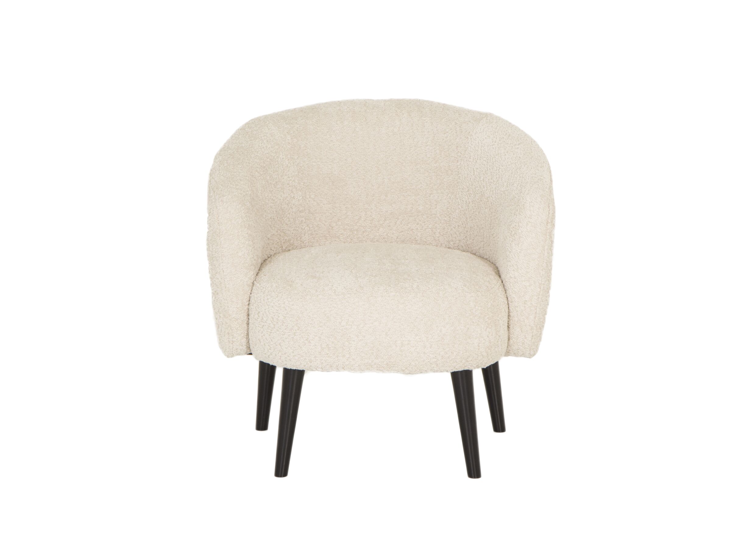 Fauteuil Coffee 76x74x75cm - tissu - beige