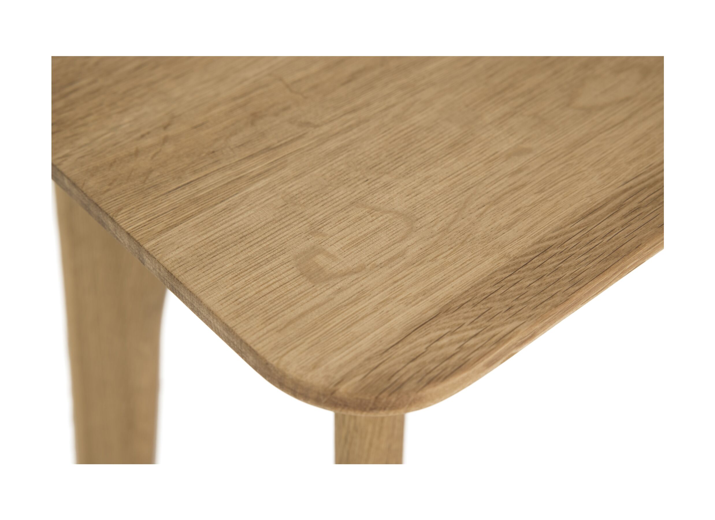 Detailfoto - Wandtafel Bilbo 100x35cm - eik massief - naturel