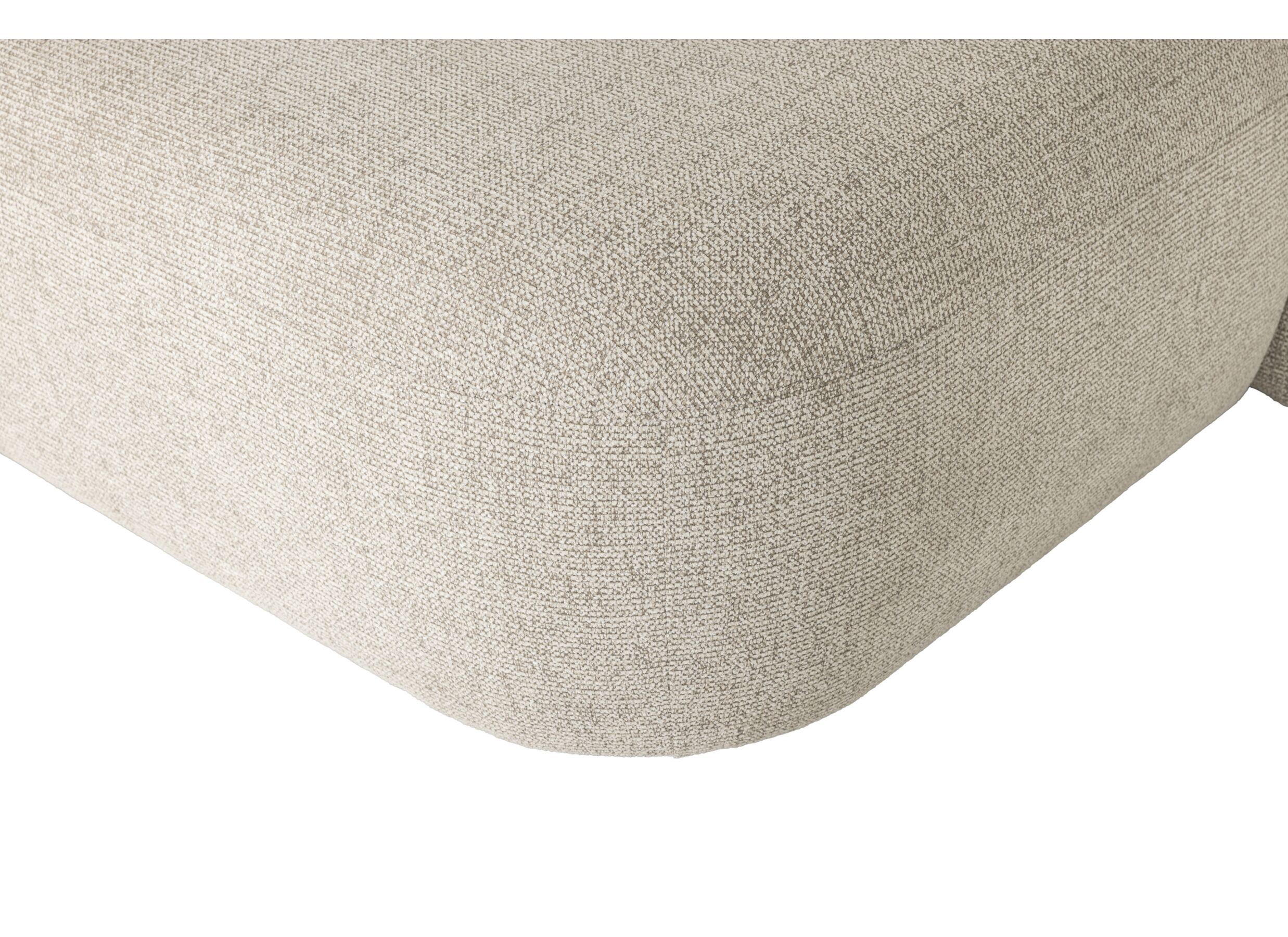 Detail - Canapé d'angle Malco 397x235cm - tissu - taupe