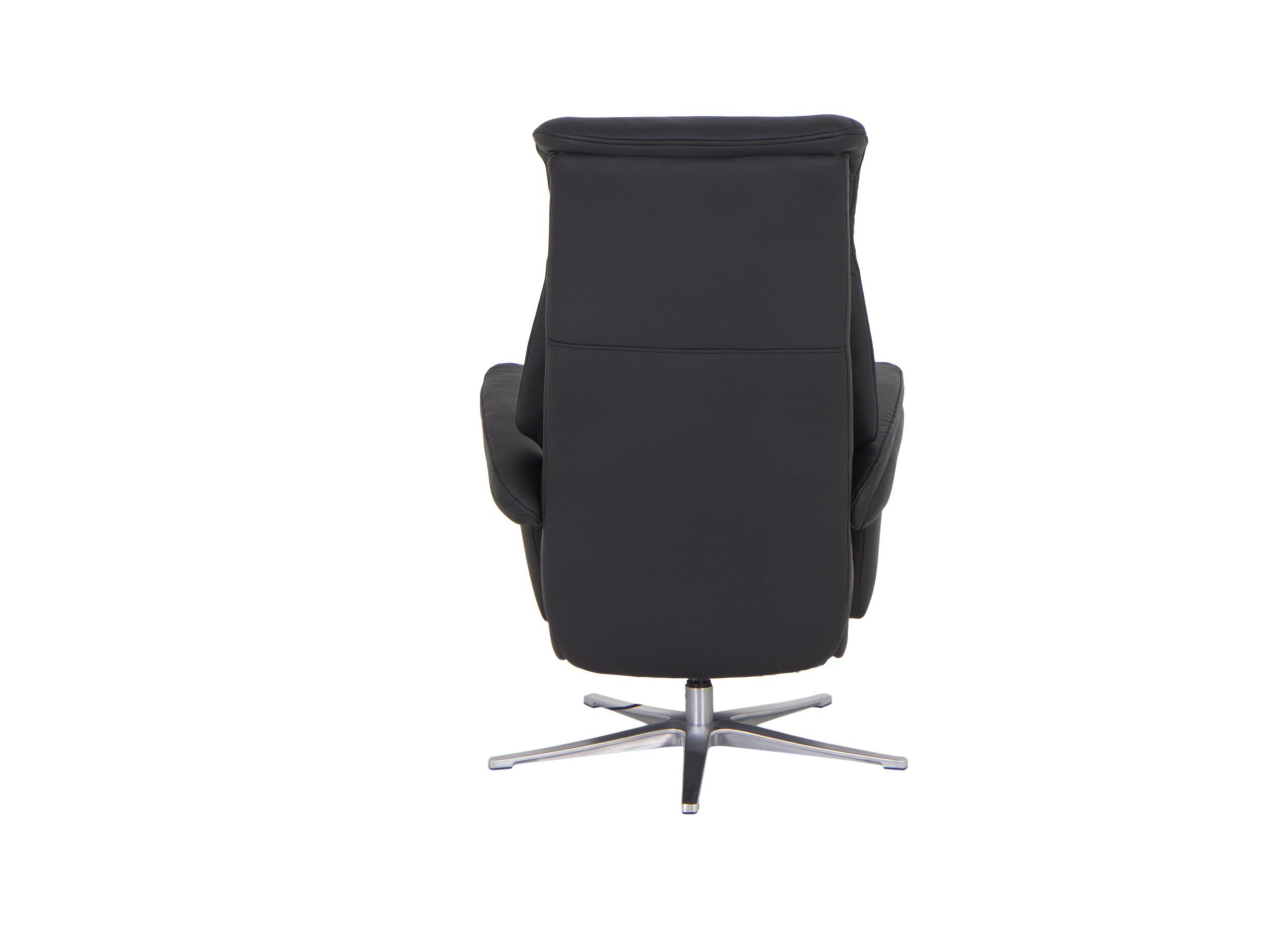 Relaxzetel Visione elektrisch - lederlook - zwart