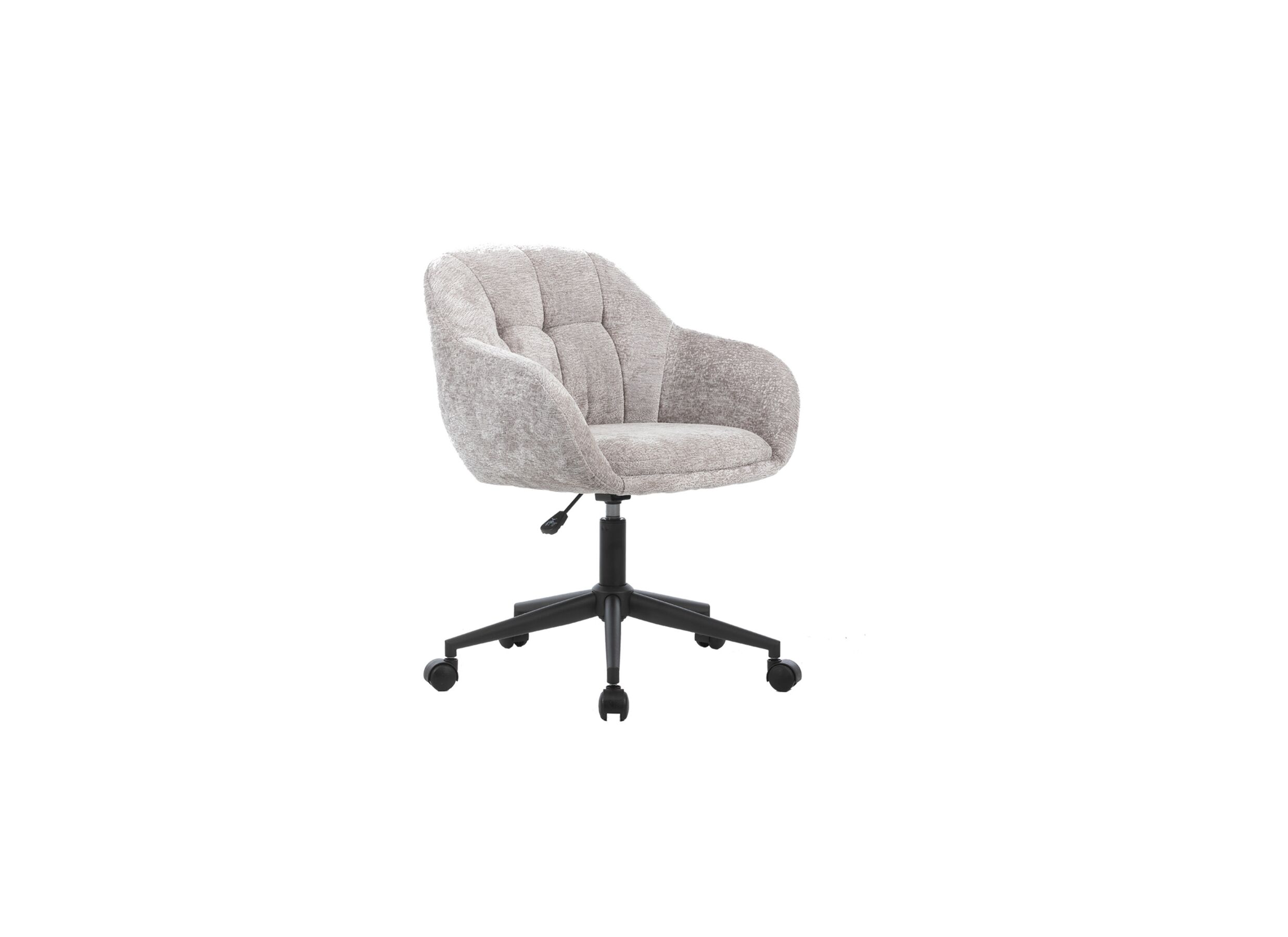 Bureaustoel Comfy grijs teddy - Chaise de bureau Comfy gris teddy