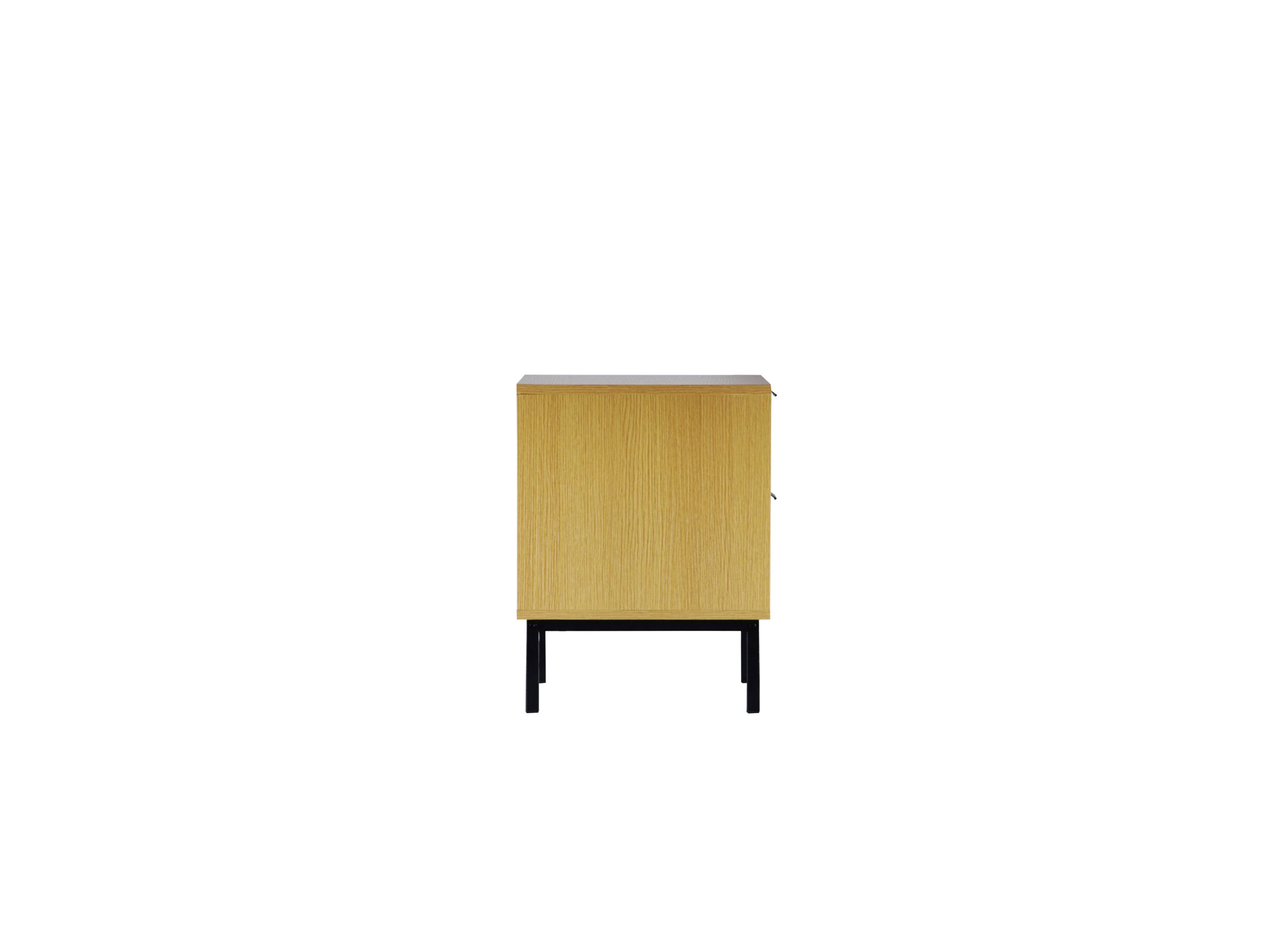 Aperçu - Table de chevet Nevado 40x40x52cm - MDF mélamine - chêne sauvage