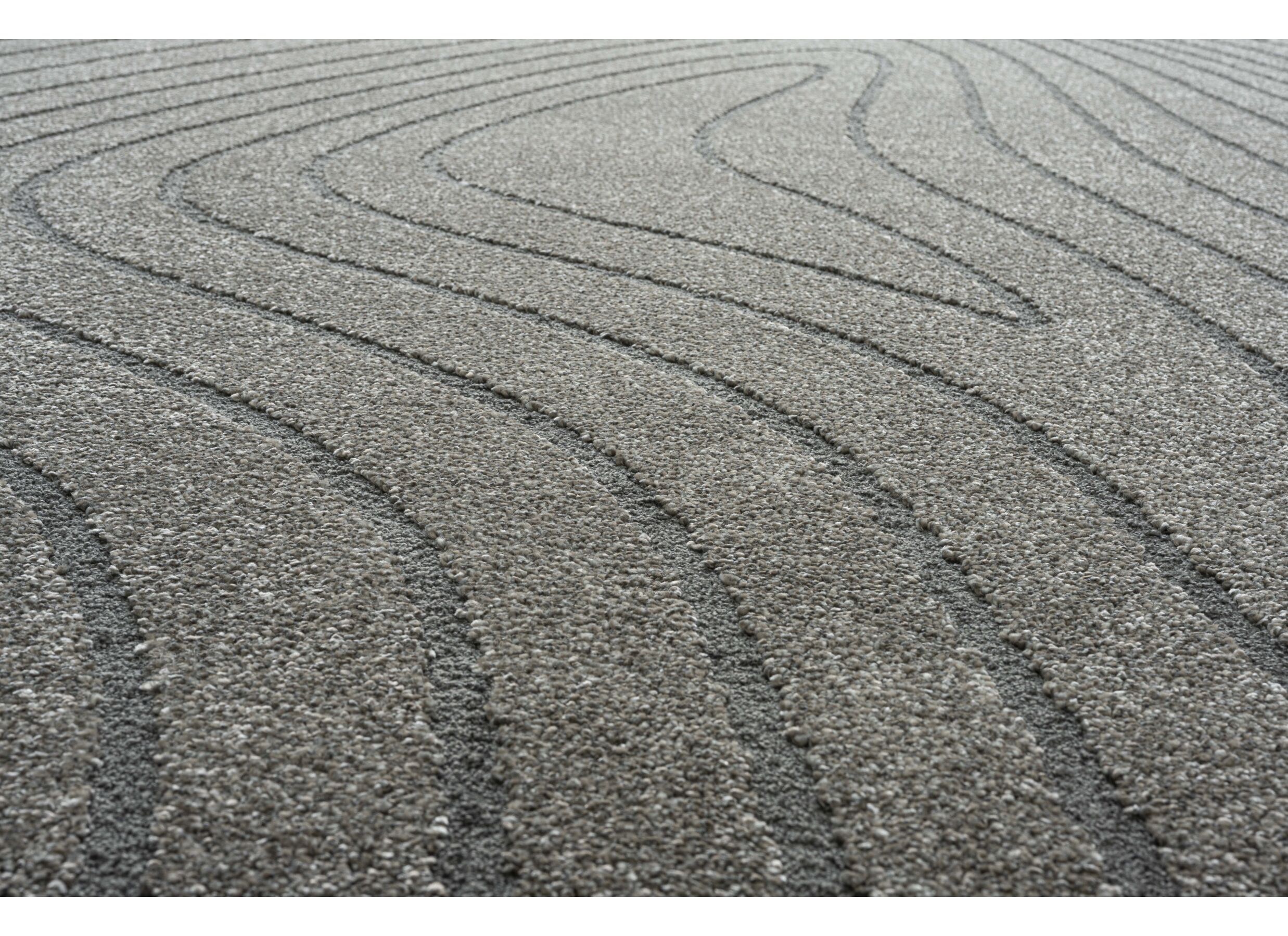 Detail - Tapis Trevos 200x290cm - polyester - gris