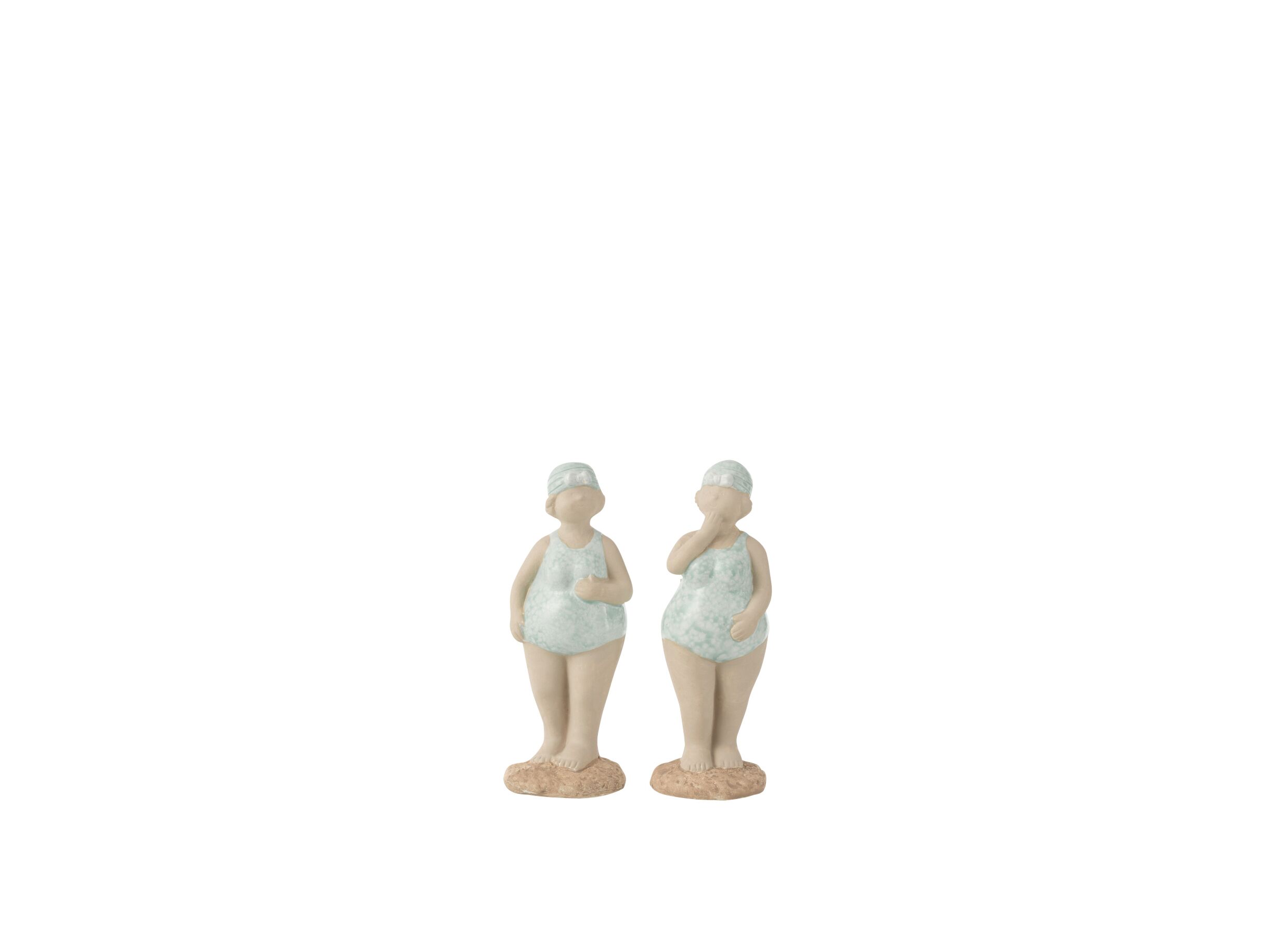 Beeldje Vrouw badpak staand H14cm