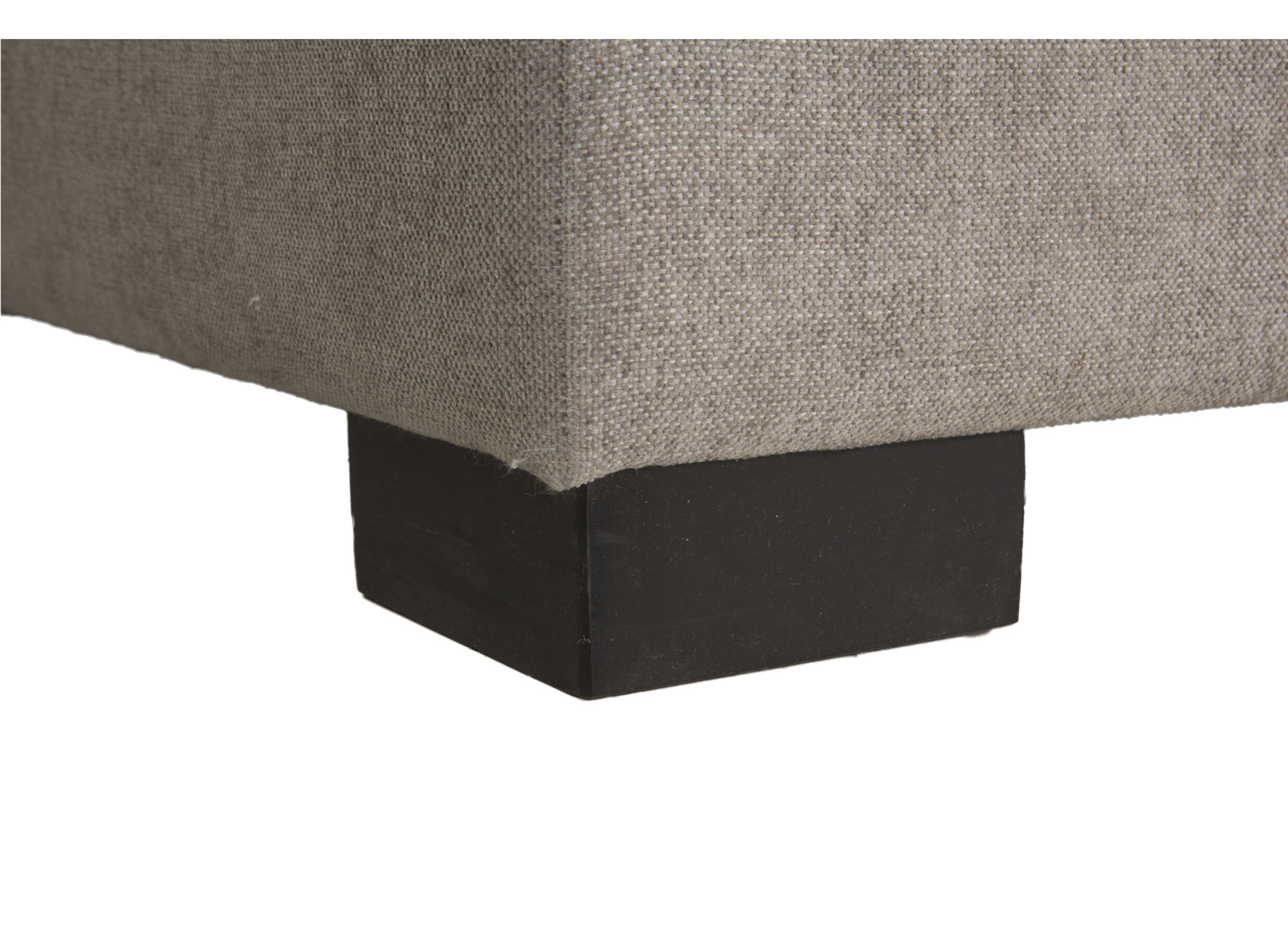 Canapé d'angle Willy 322x276cm - tissu - gris