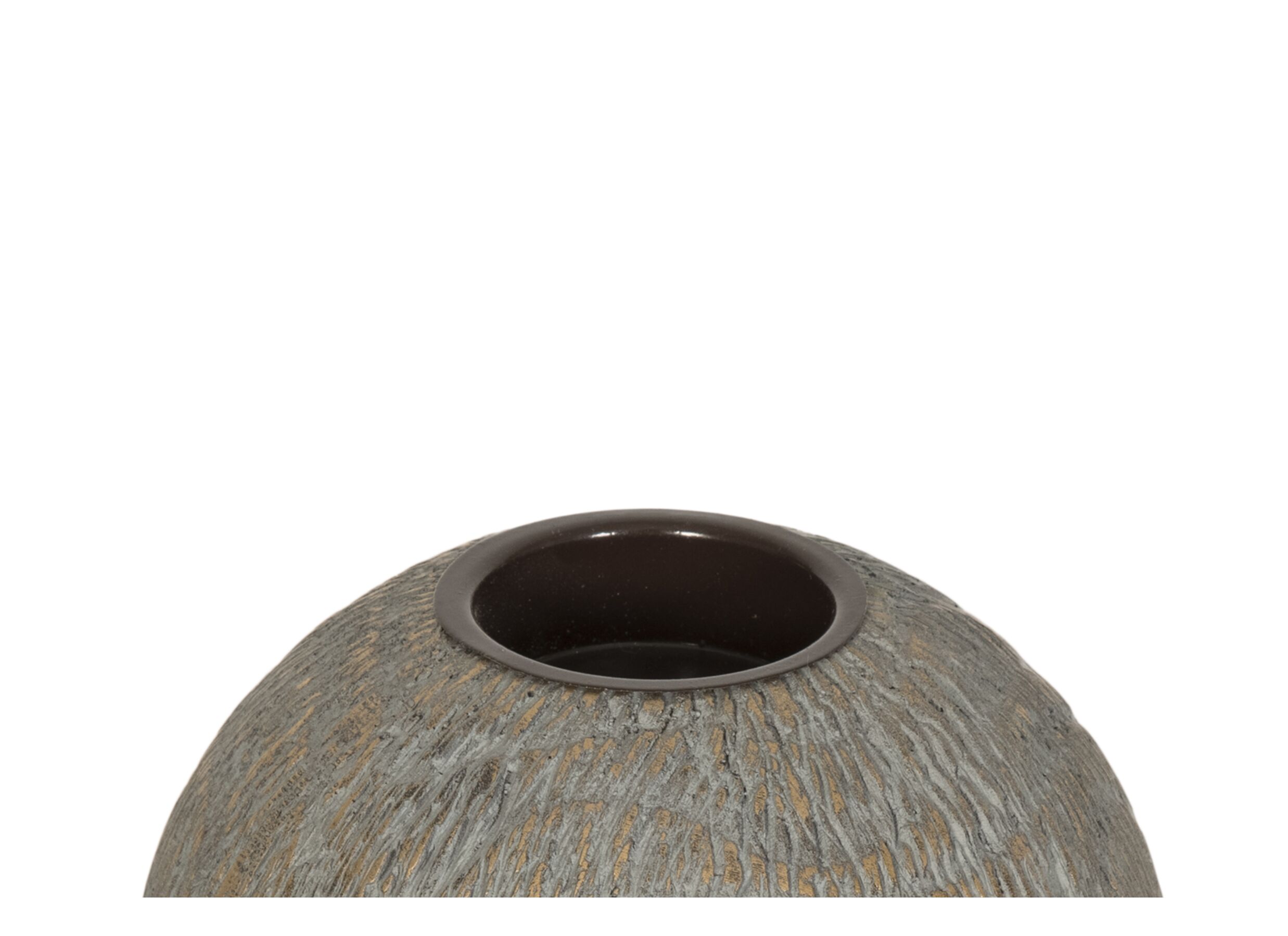 Detail - Porte-bougie San H11cm gris
