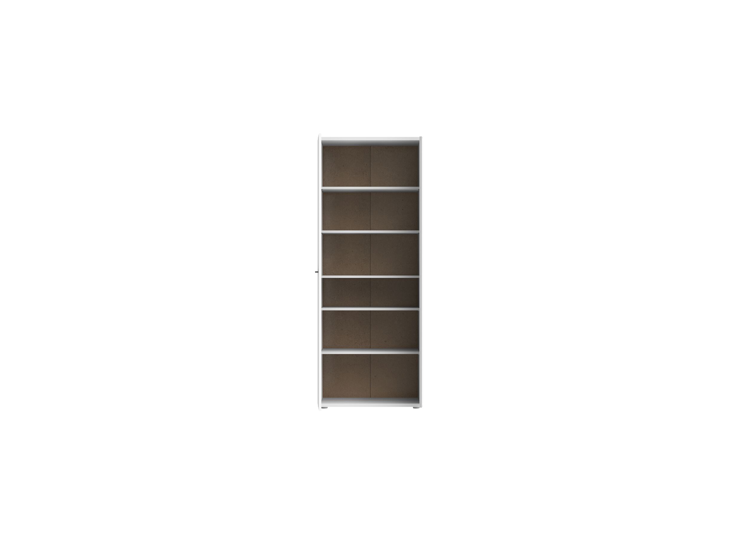 Armoire à chaussures 69x35x179 - panneau décor - blanc