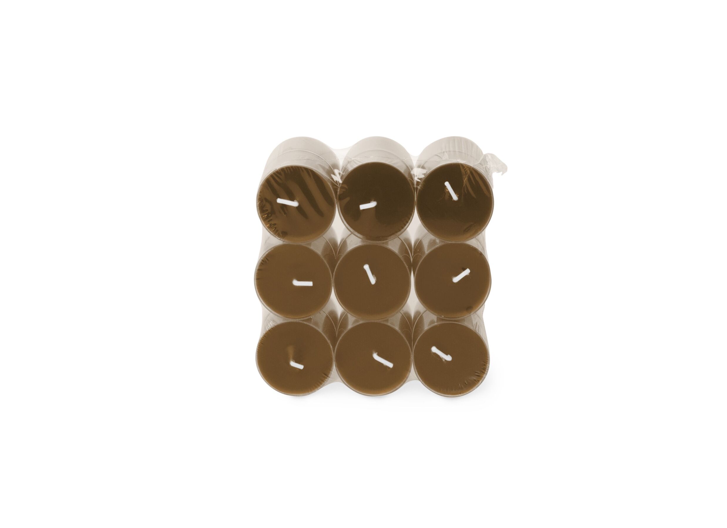 Theelichtjes Clearlight Warm Wonder 4 - Bougie chauffe-plat Clearlight Warm Wonder 4,5h brun, 18 pièces