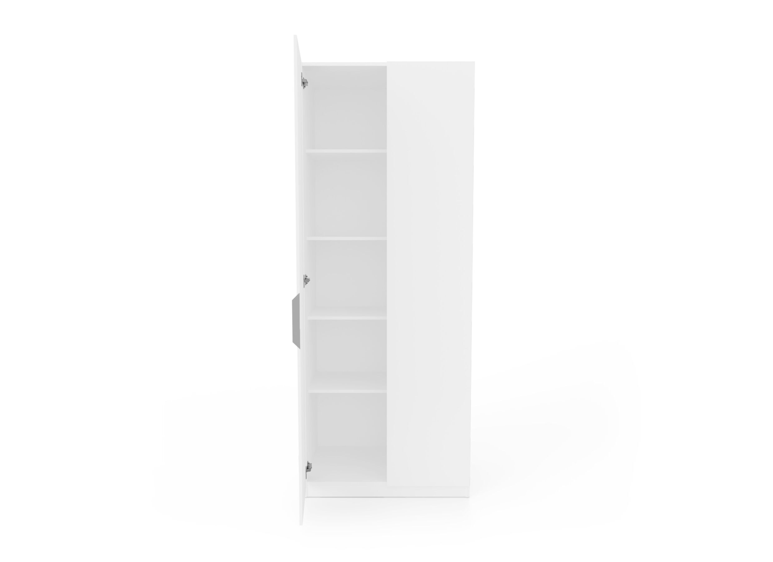 Disposition - Armoire de rangement Ghost 79cm - décor - blanc