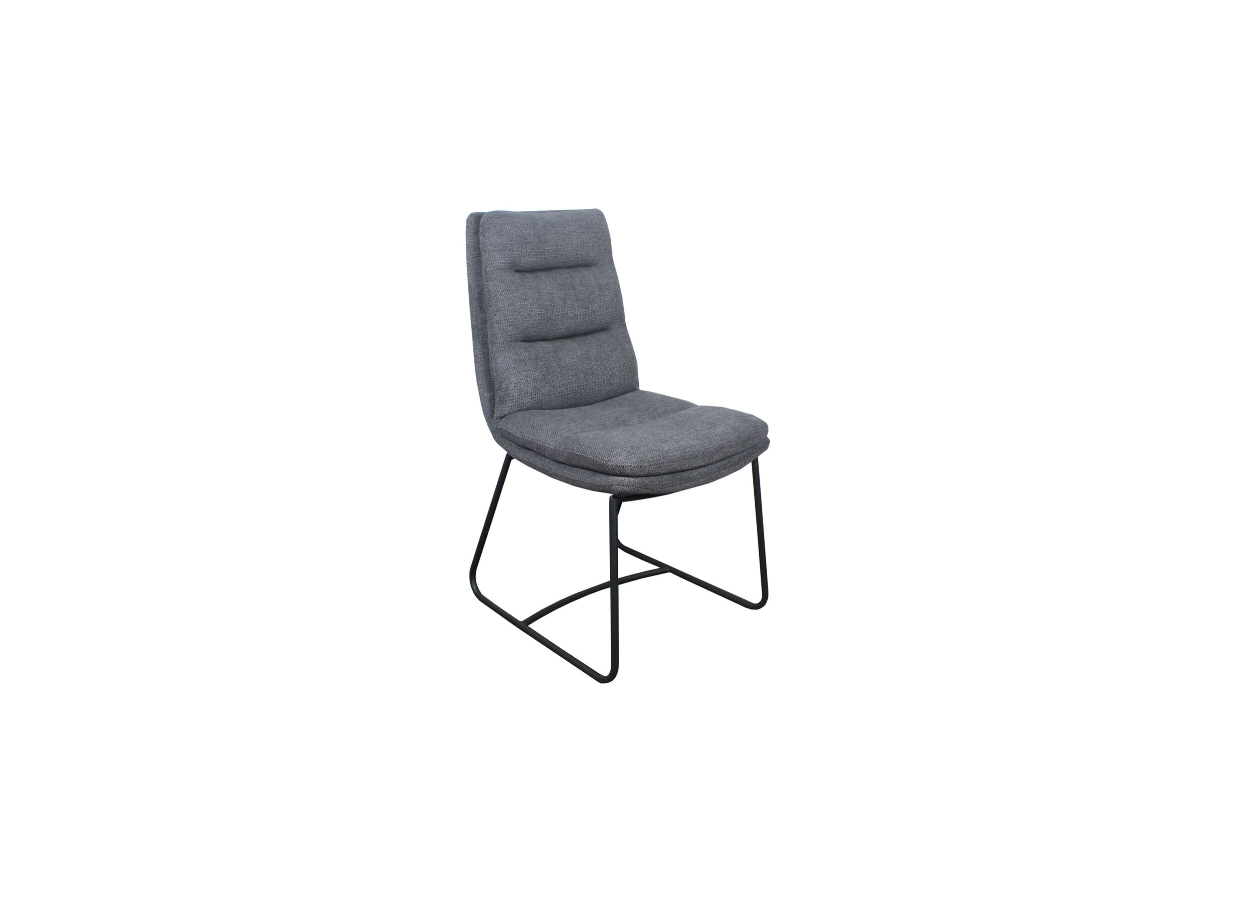 Stoel Crux 64x50x92cm - stof - grijs