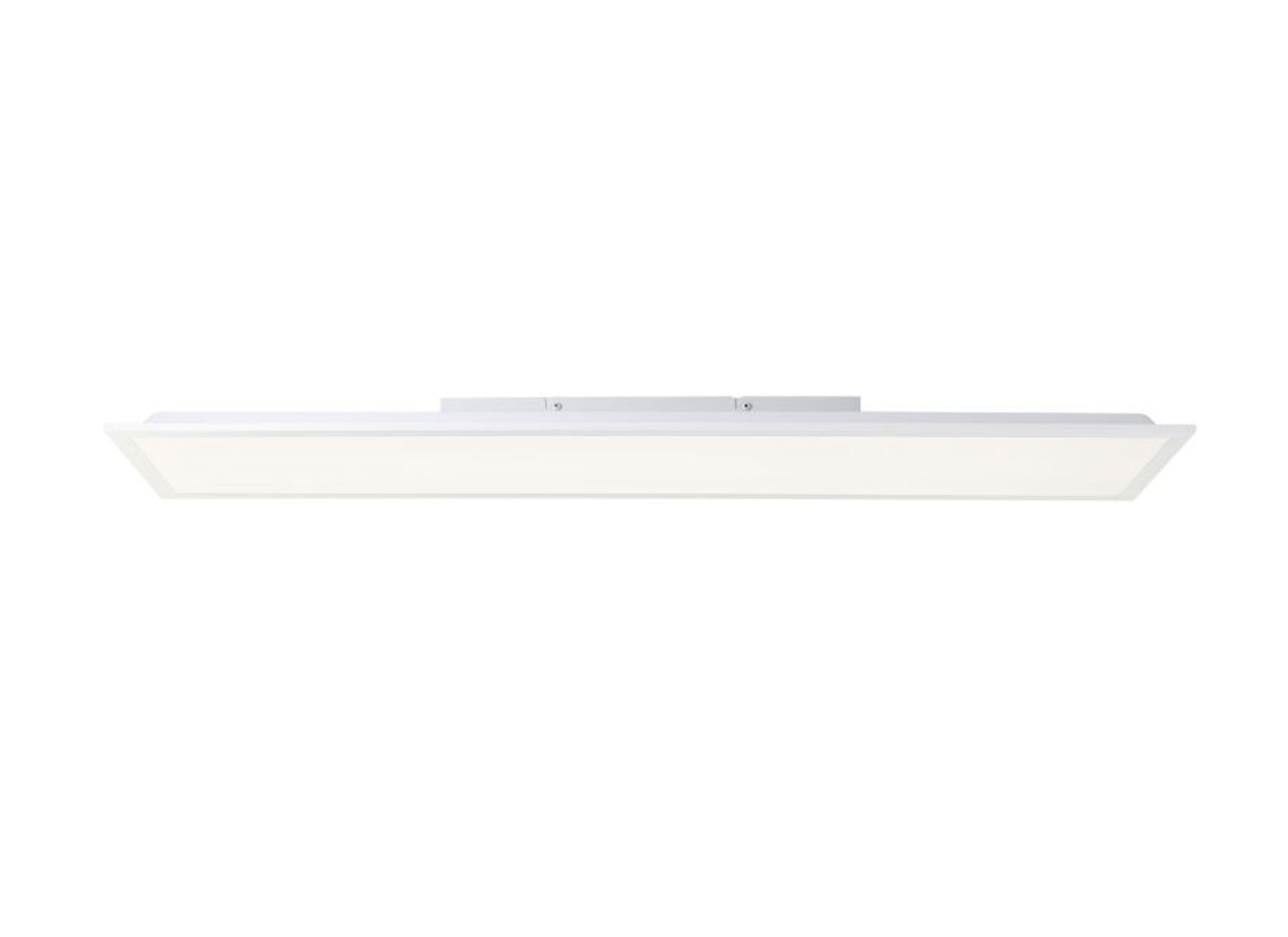 Plafondlamp Briston 100x25x5cm - kunststof & metaal - wit - Plafondlamp Briston 100x25x5cm - kunststof & metaal - wit