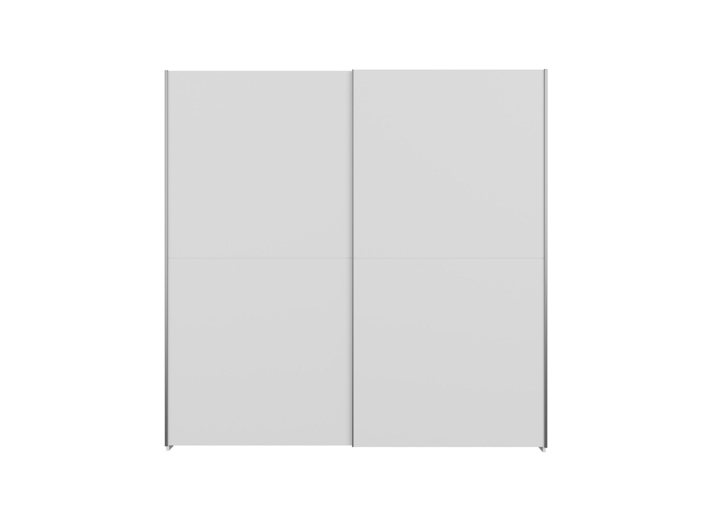 Aperçu - Armoire à portes coulissantes Homenook 200cm - décor - blanc