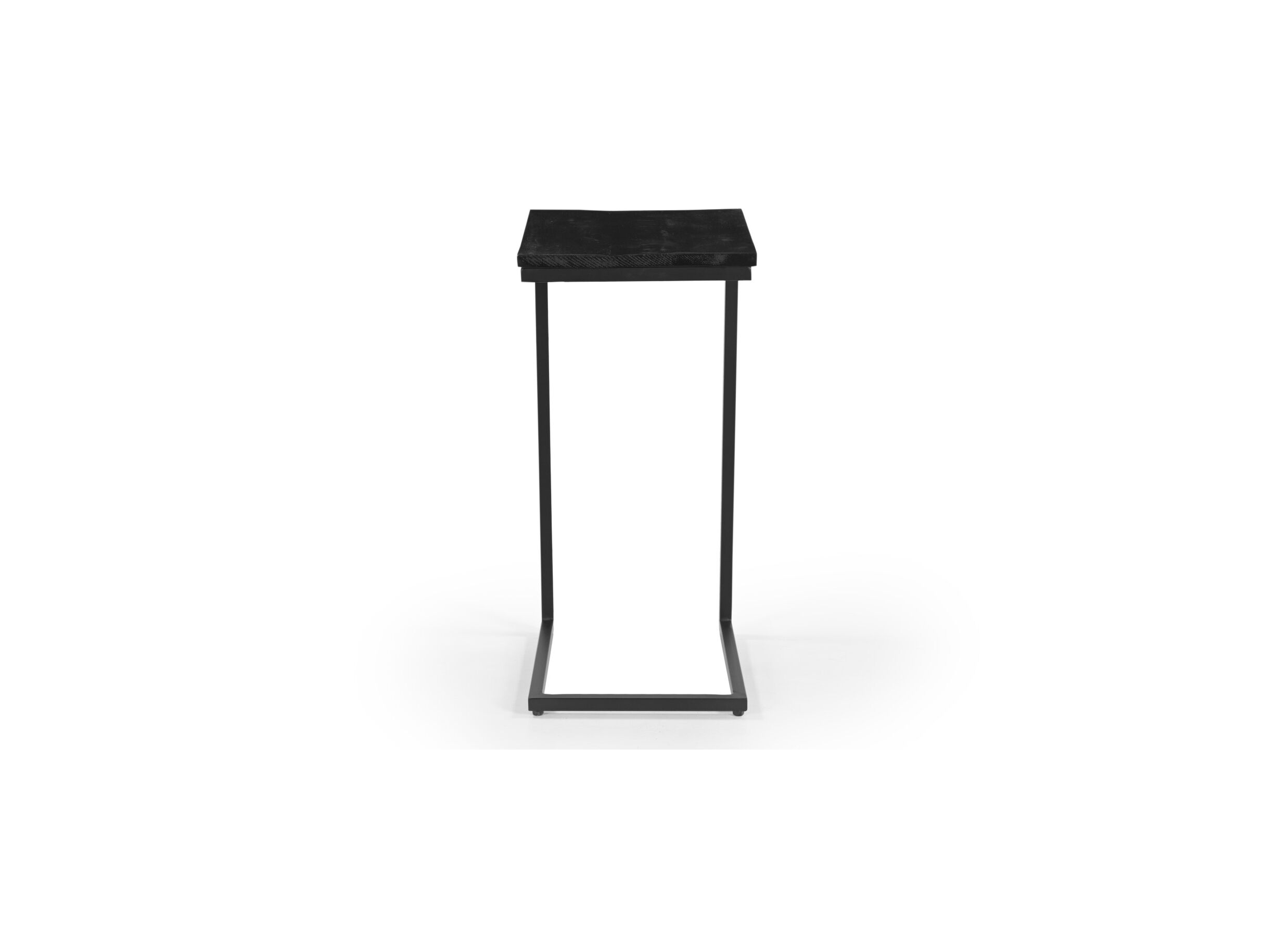Table ordinateur portable Feline 40x33cm - mangue massif - noir