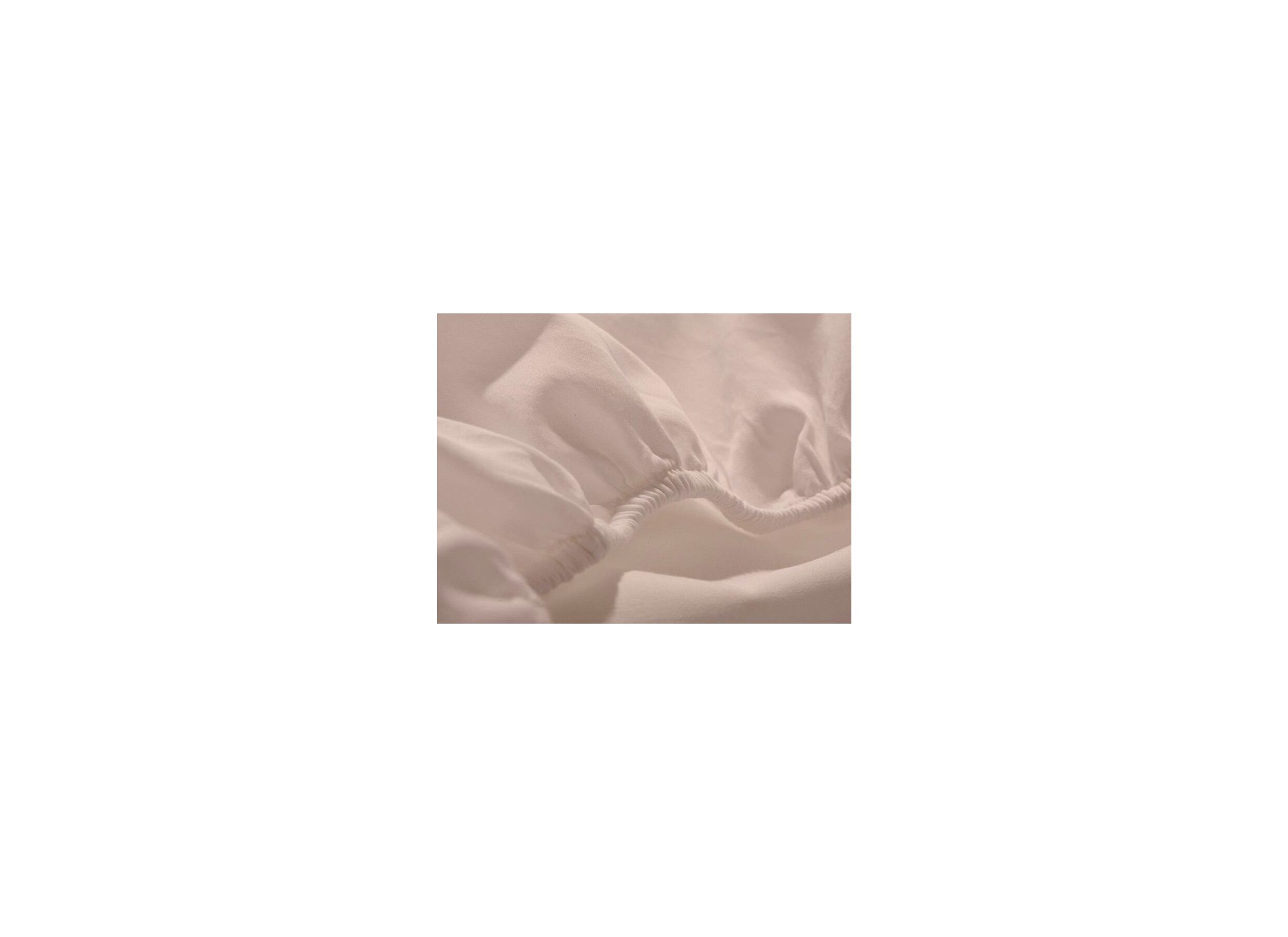 Drap-housse 180x200cm coton rose