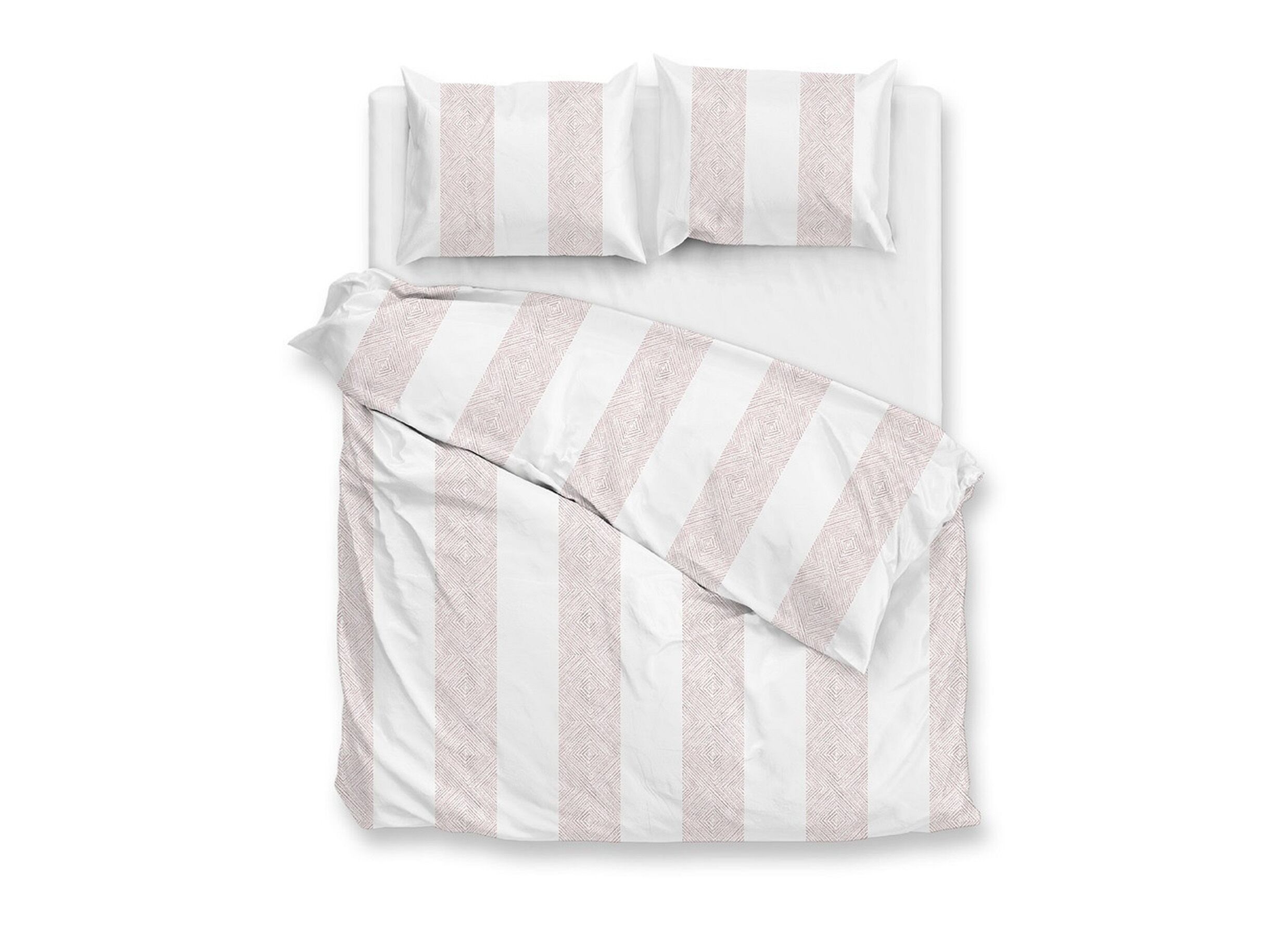 Plus Important - Housse de couette 200x220cm - satin de coton - shadypink