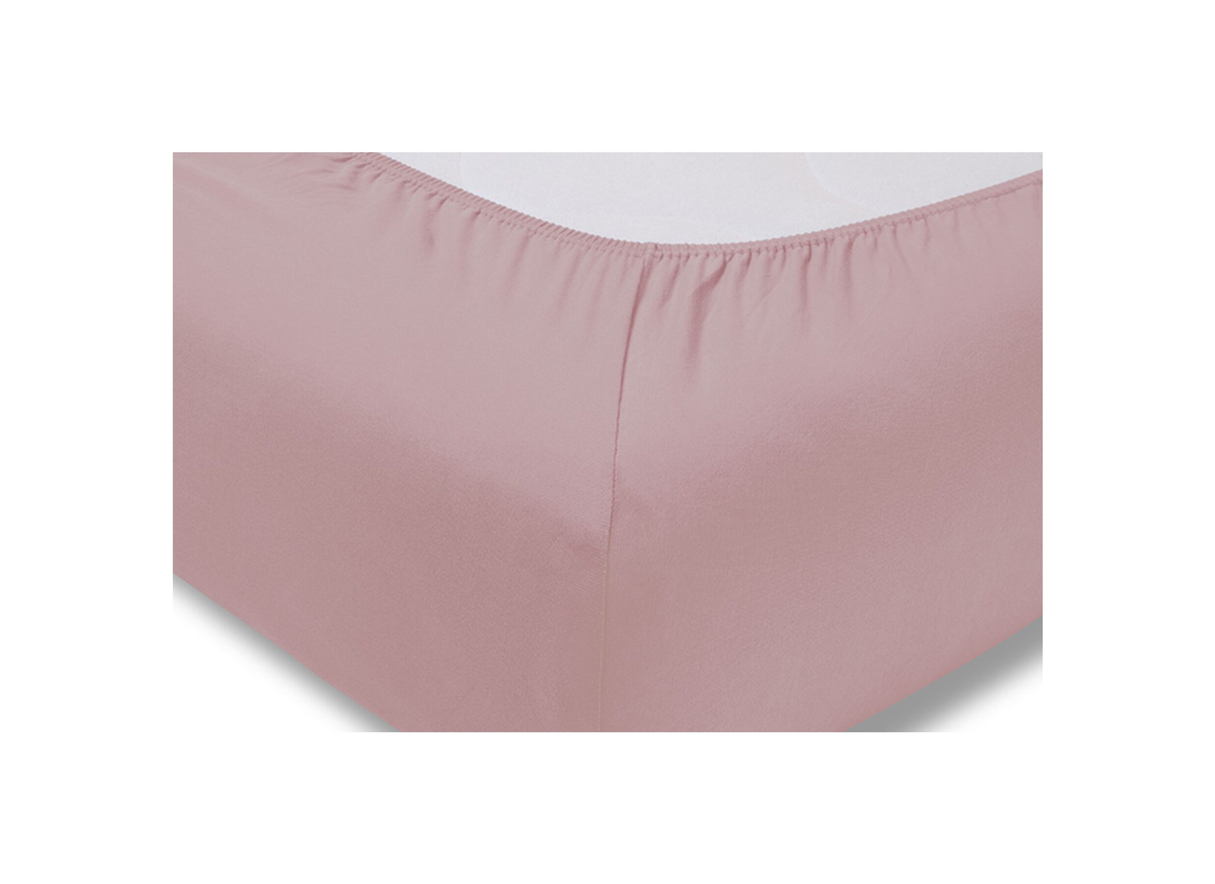 Detail - Drap-housse 140/160x200/220cm jersey coton rose