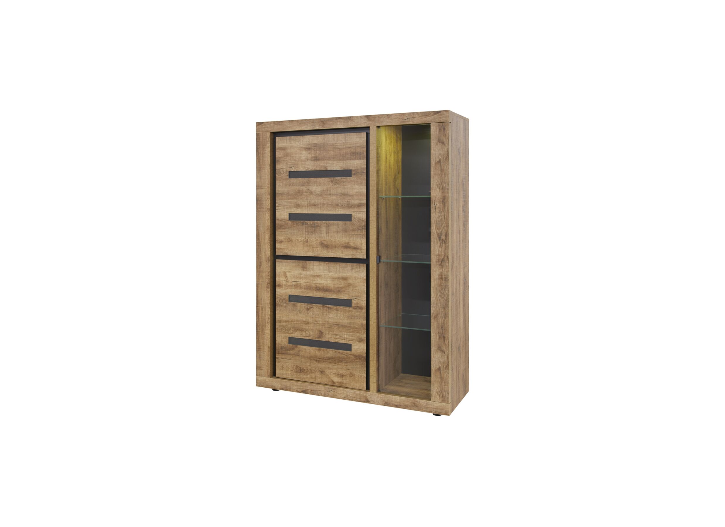 Vitrinekast Scott 132cm - decor - tropix