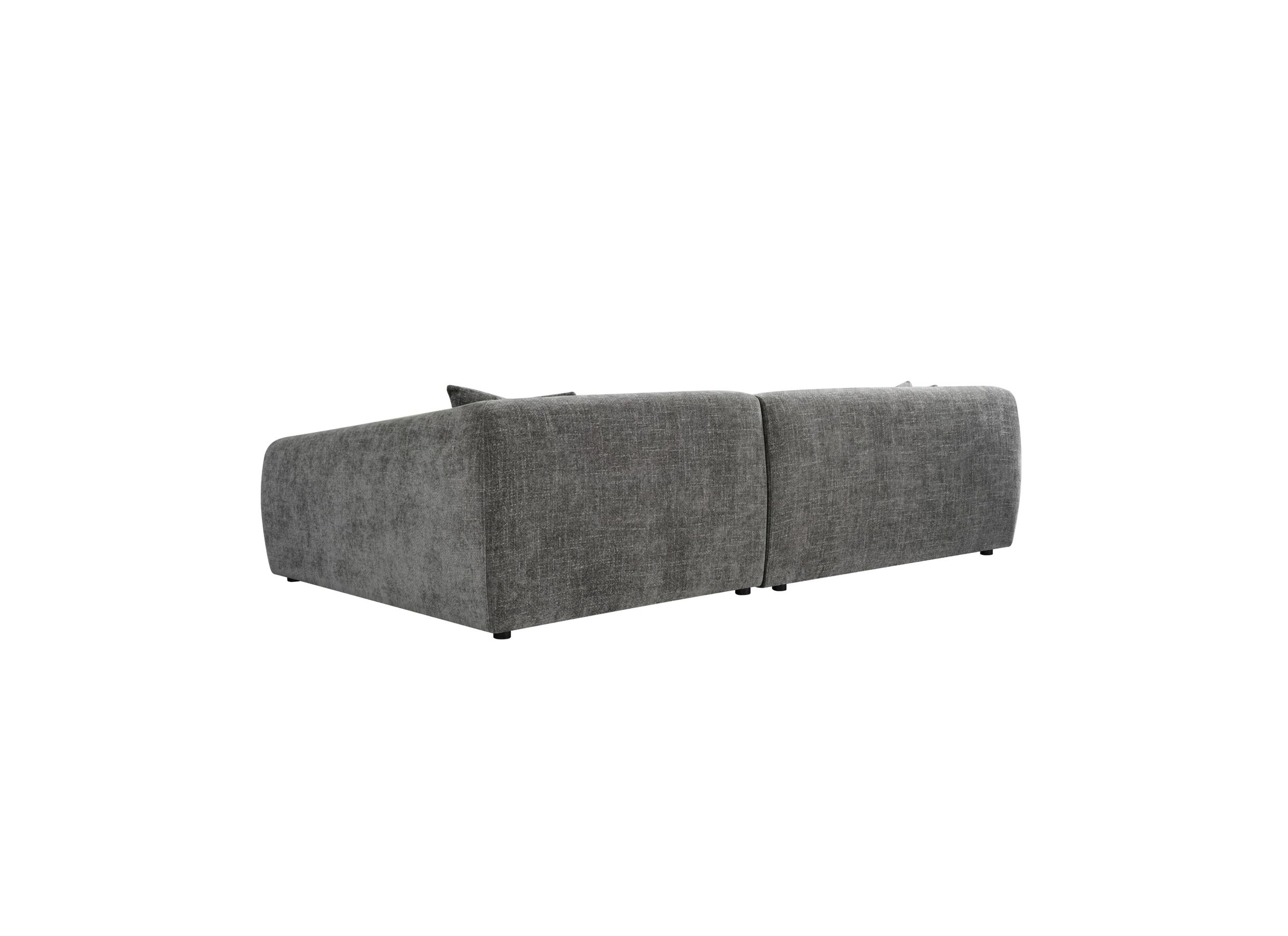 Aperçu - Canapé d'angle Maui fibre polyester - gris